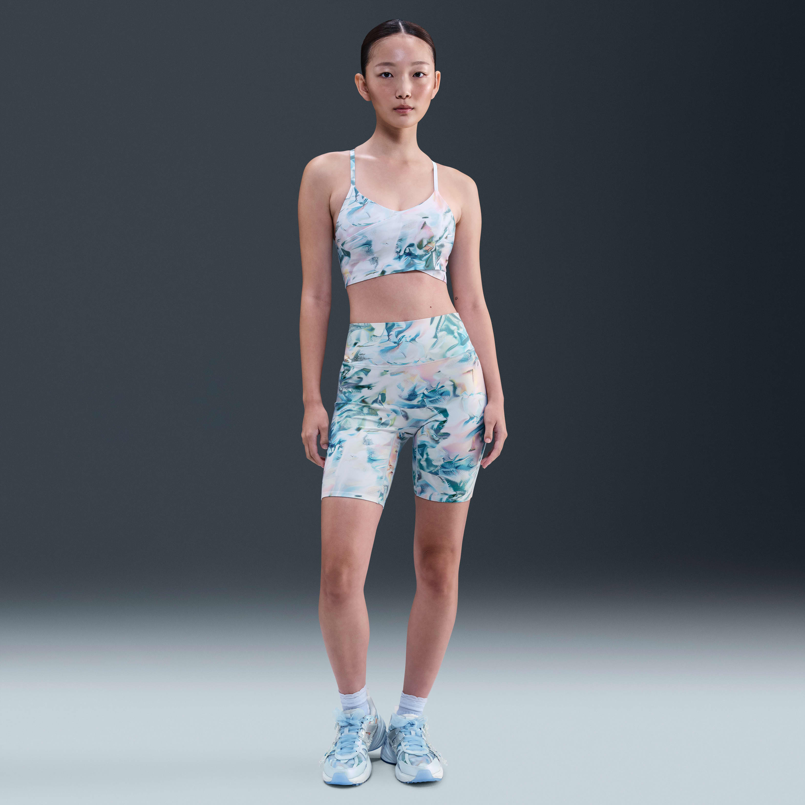 Nike Indy Women's Artist Collection Light-Support Padded Wrap Sports Bra