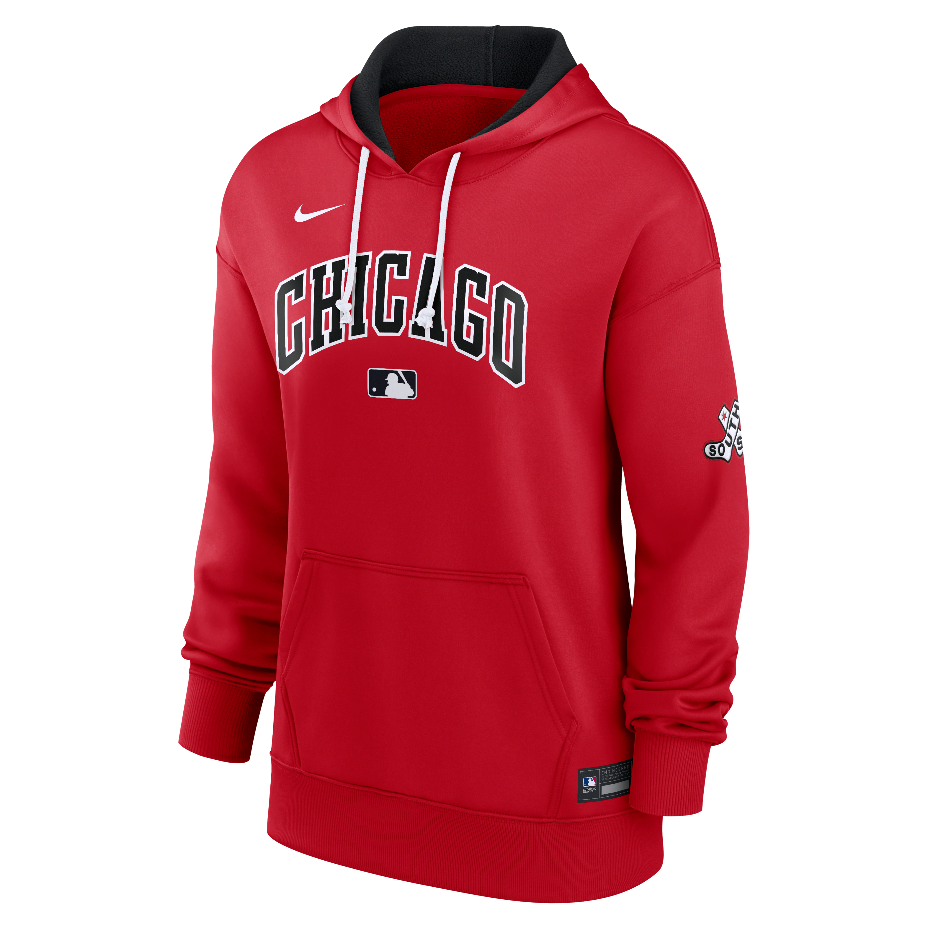 Chicago White Sox Authentic Collection City Connect Women's Nike Therma MLB Pullover Hoodie