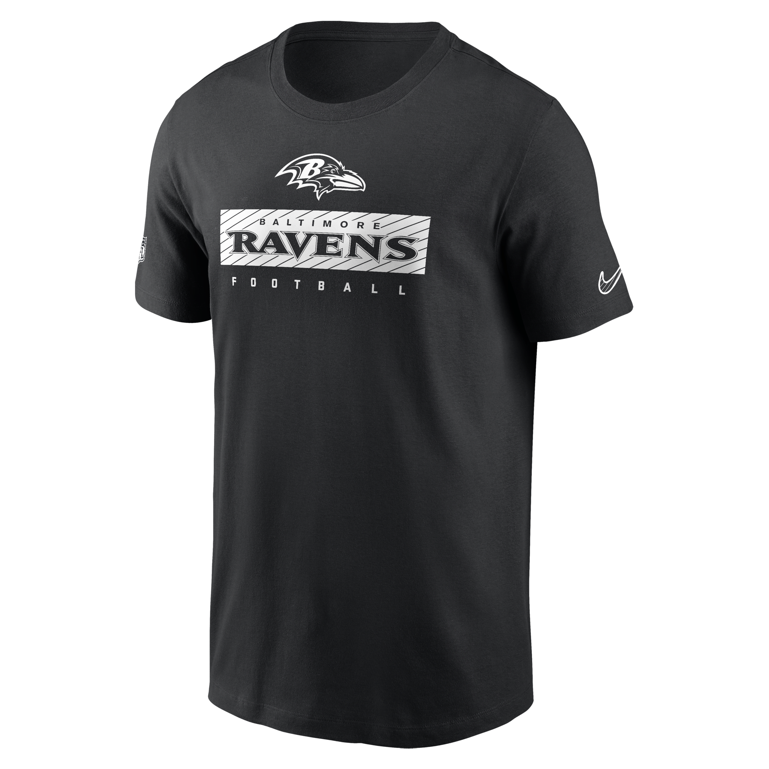 Baltimore Ravens Sideline Team Issue Men's Nike Dri-FIT NFL T-Shirt