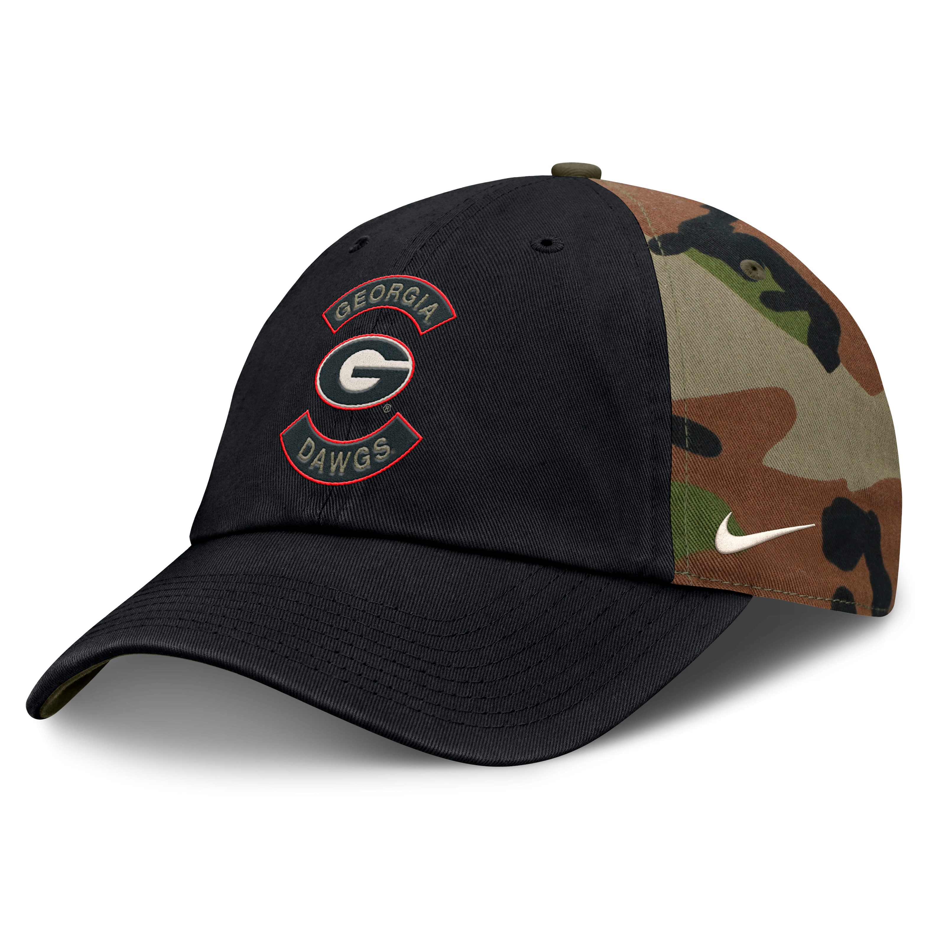 Georgia 2025 Military Appreciation Club Men's Nike College Adjustable Hat