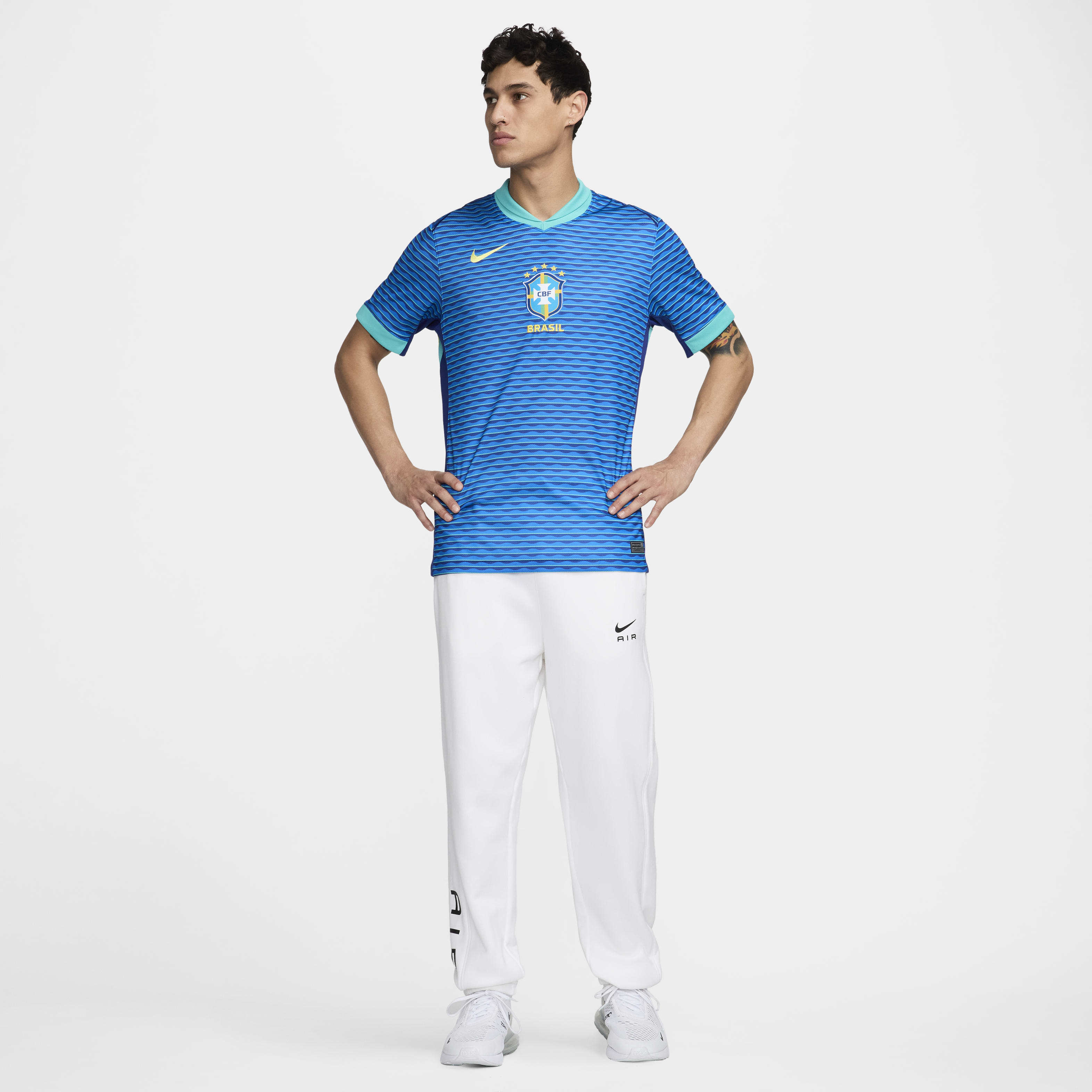 Brazil 2024 Stadium Away Men's Nike Dri-FIT Soccer Replica Jersey