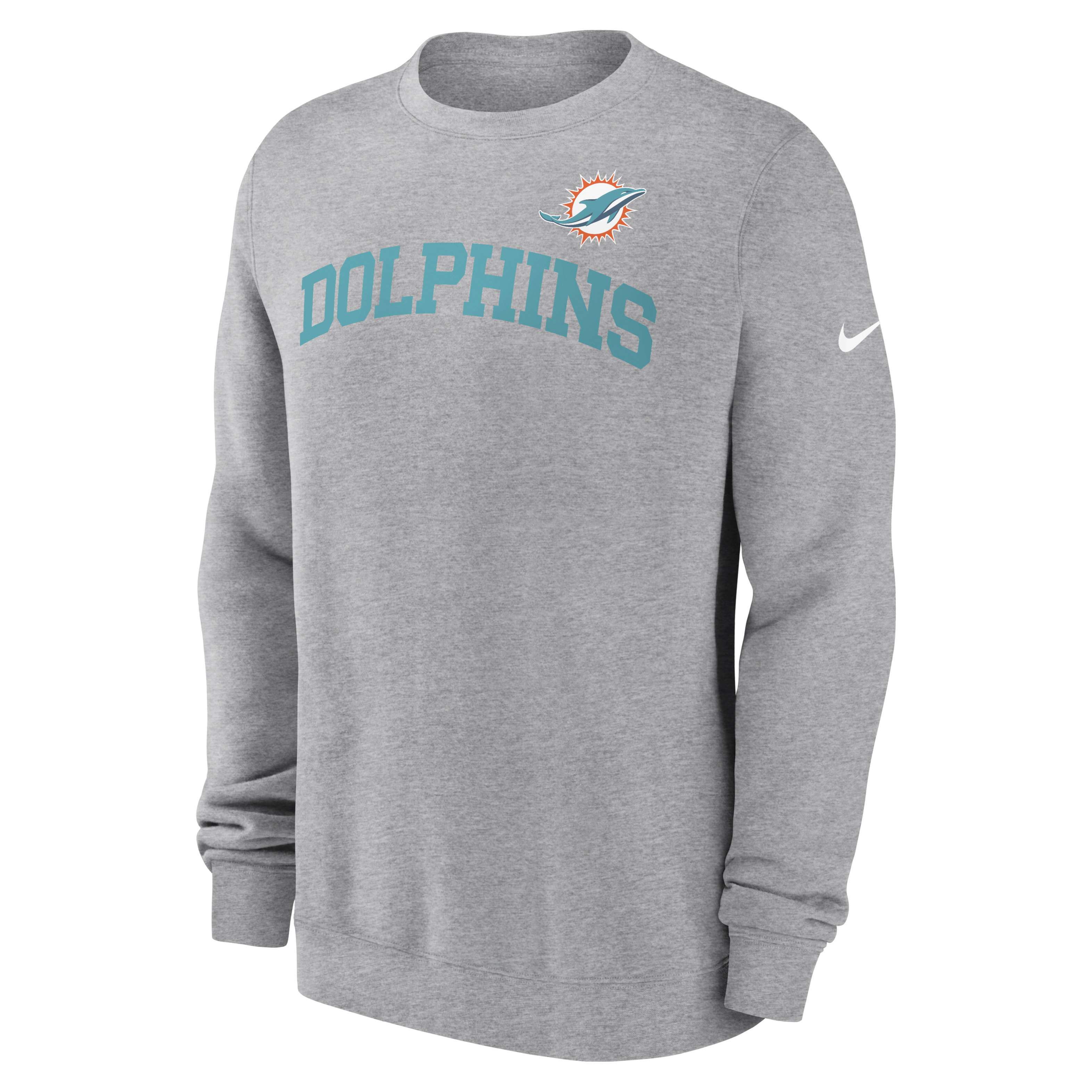 Miami Dolphins Club Men's Nike NFL Pullover Crew