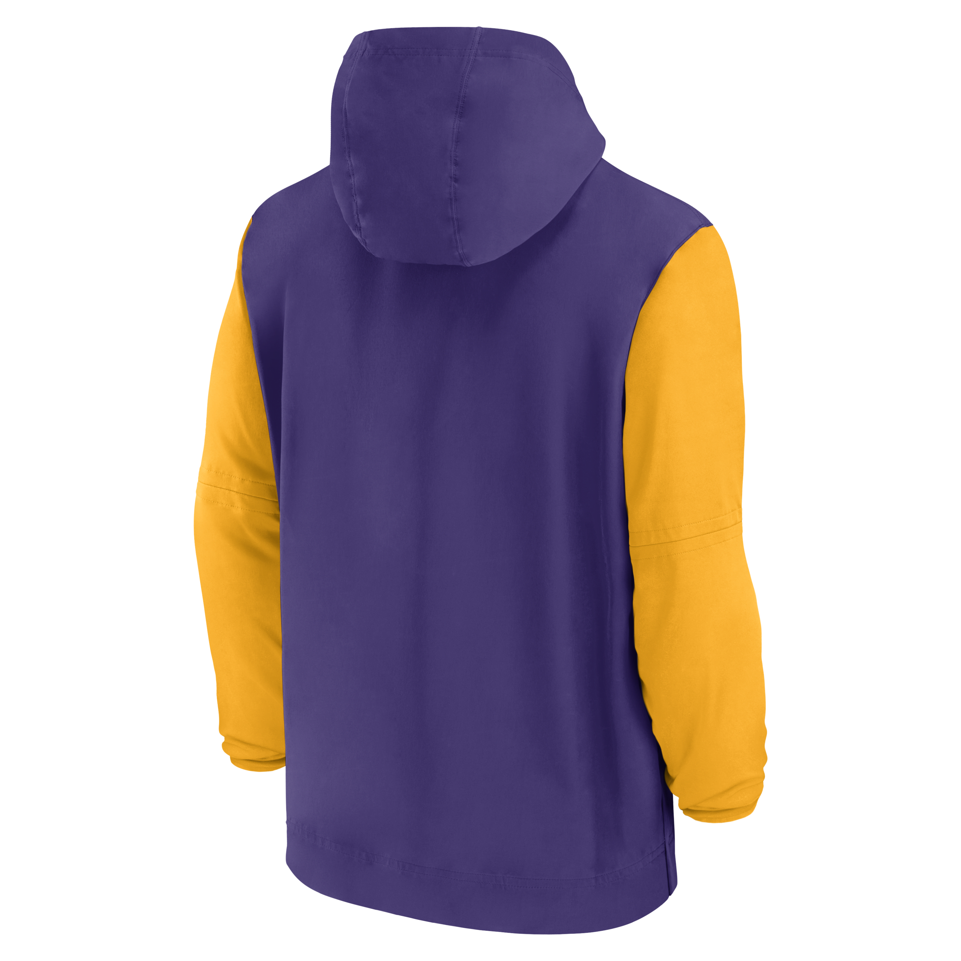 LSU Tigers Sideline Pre-Game Player Men's Nike College 1/2-Zip Hooded Jacket