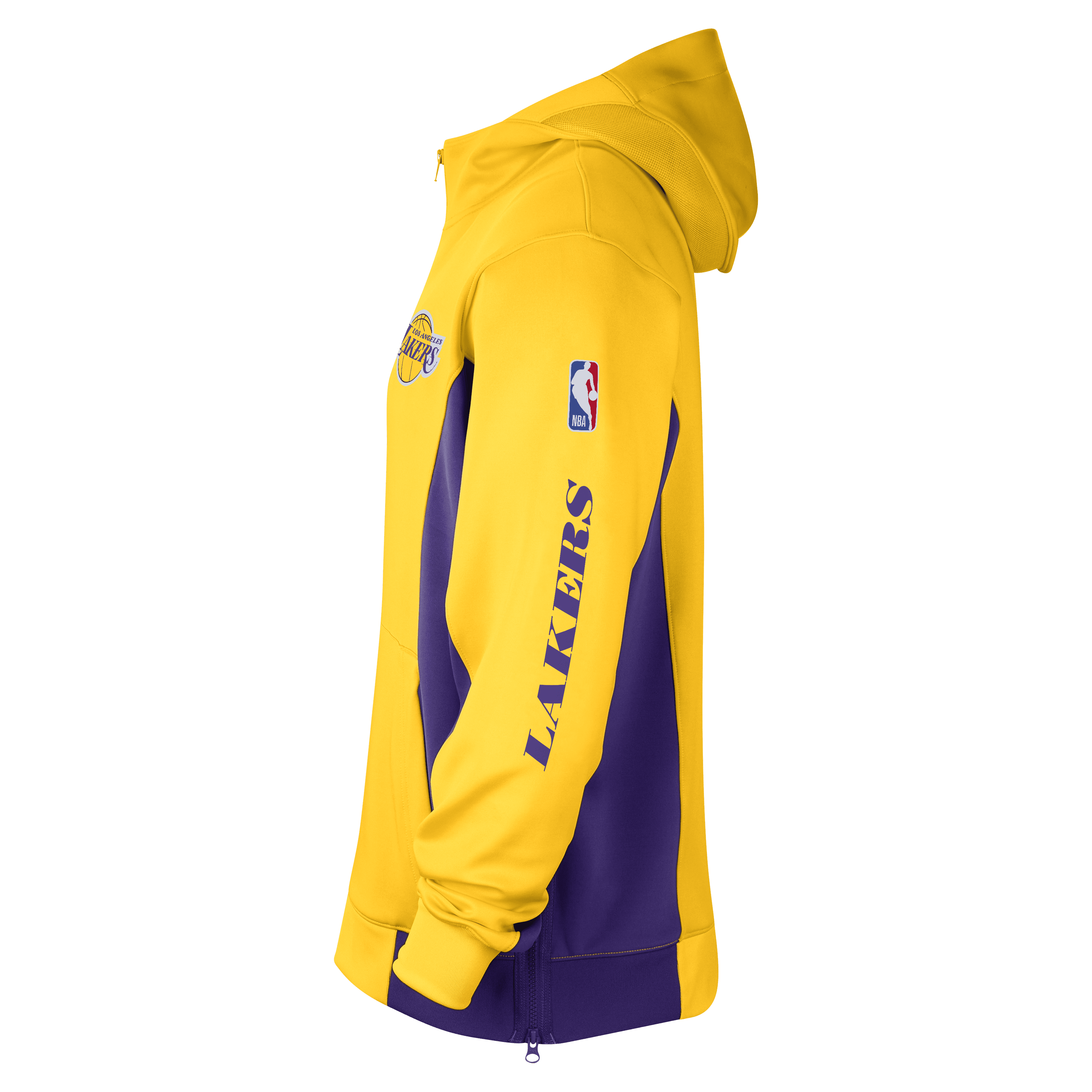 Nike Los Angeles Lakers Showtime Men's Nike Dri-FIT NBA Full-Zip Hoodie ...