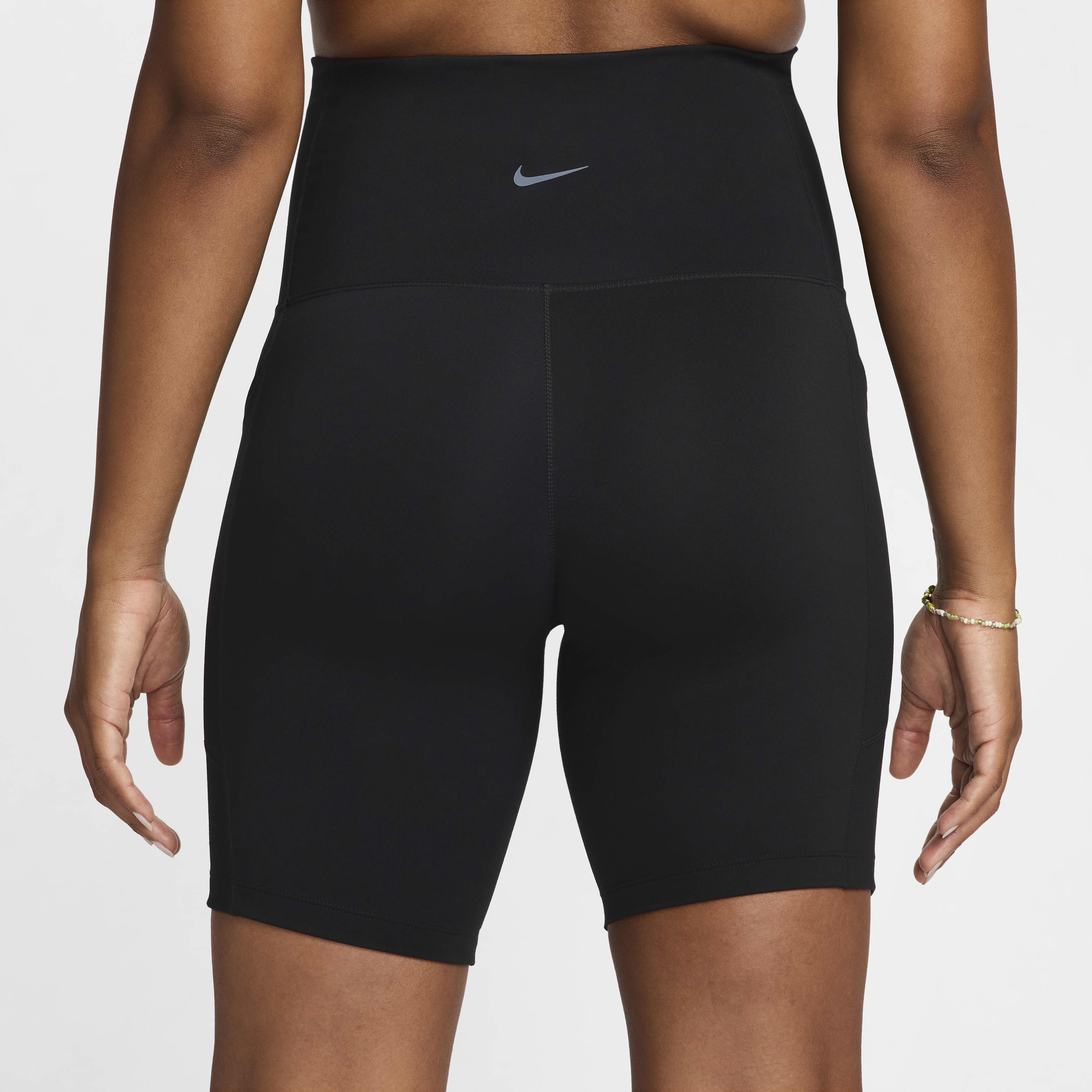 Nike (M) One Women's Dri-FIT High-Waisted 8" Biker Shorts With Pockets (Maternity)