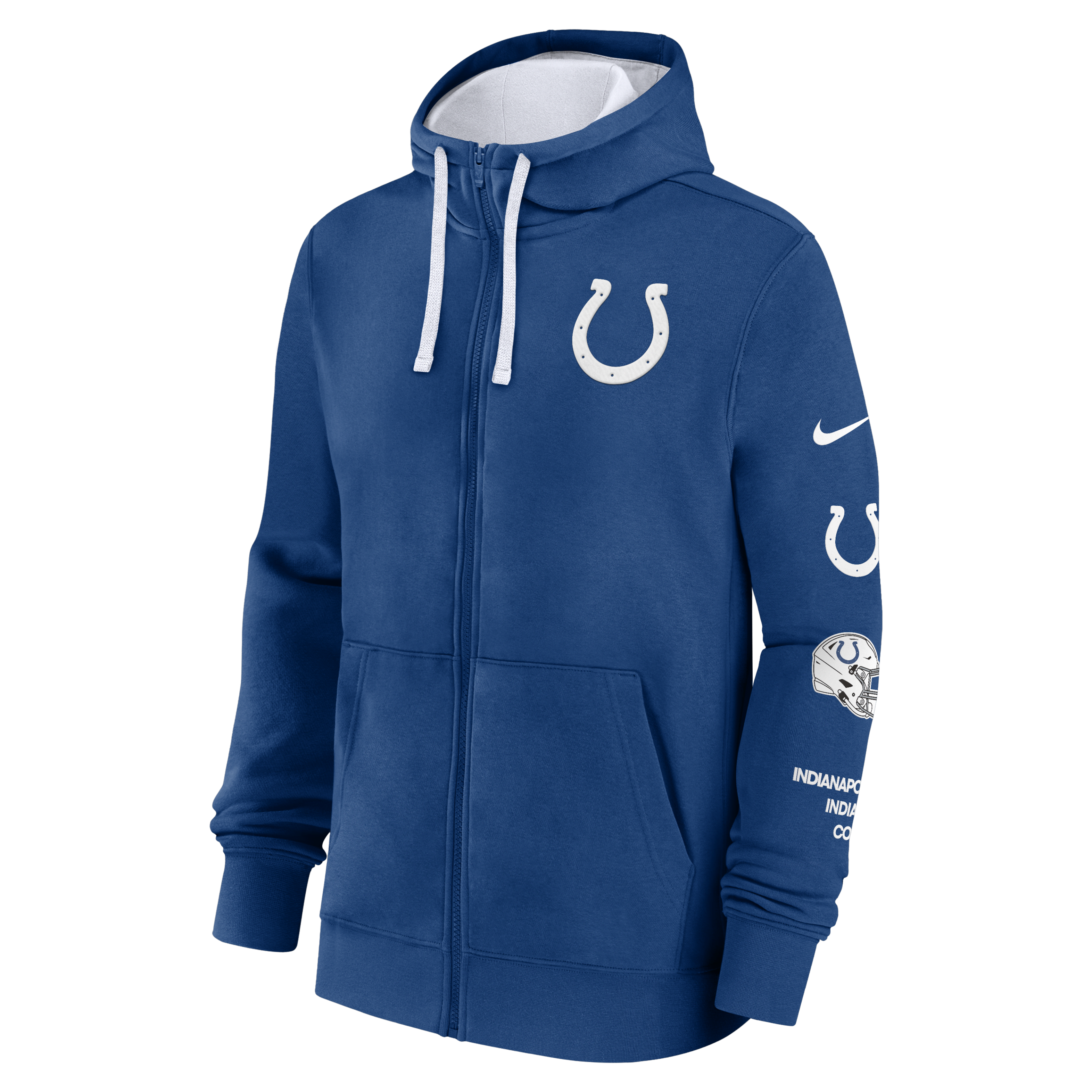 Indianapolis Colts Club Men's Nike NFL Full-Zip Hoodie