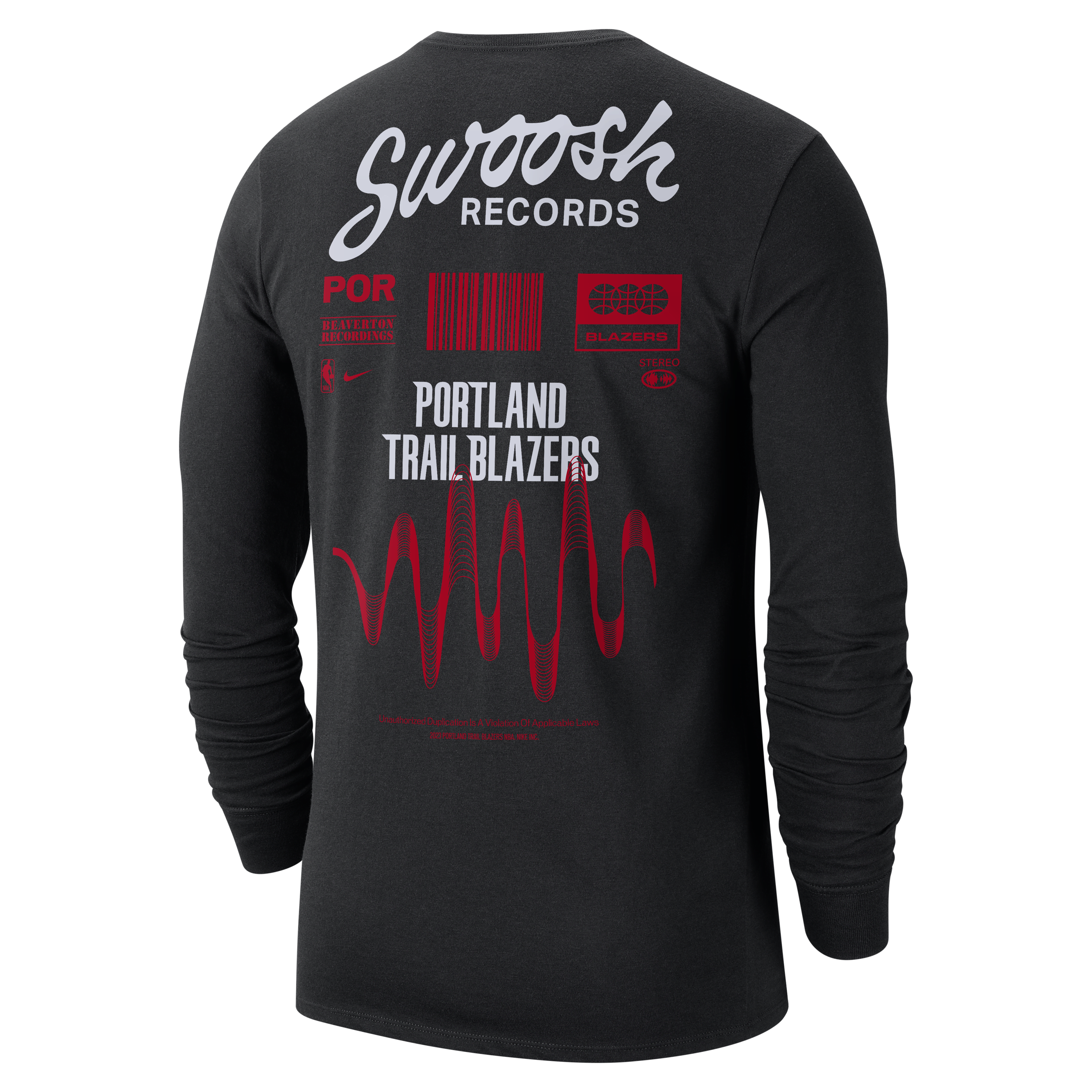 Portland Trail Blazers Essential Men's Nike NBA Long-Sleeve T-Shirt