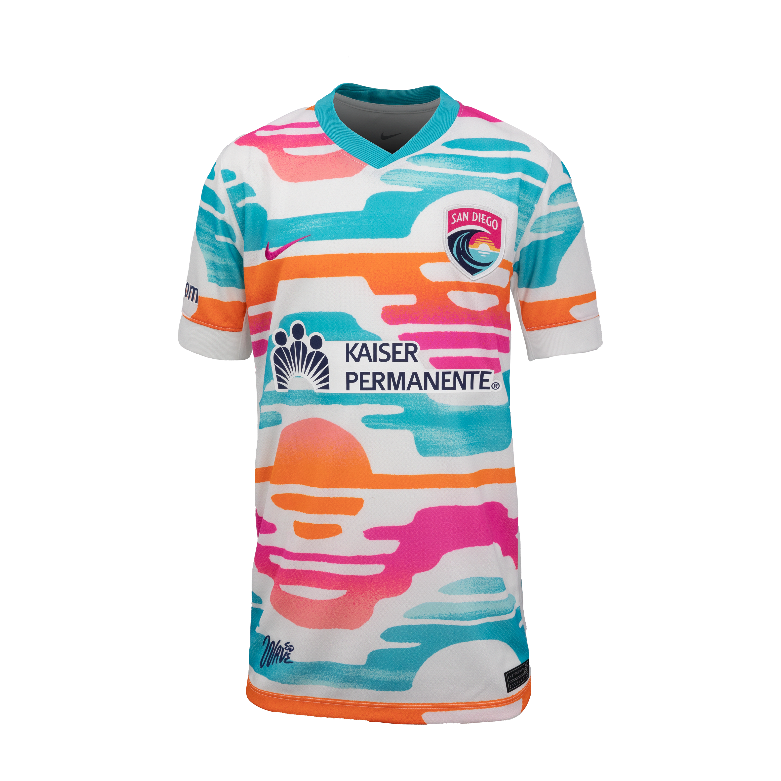 San Diego Wave FC 2025 Stadium Home Big Kids' Nike Dri-FIT NWSL Replica Jersey