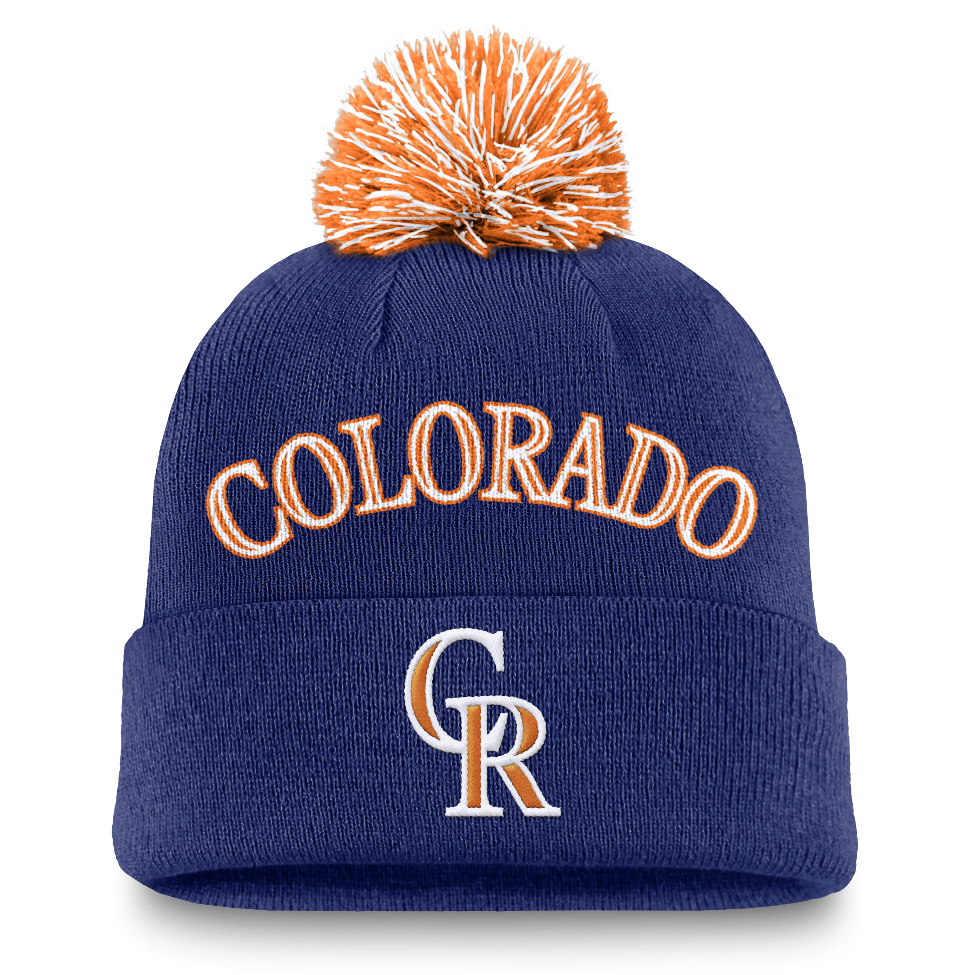 Colorado Rockies Peak Men's Nike MLB Cuffed Pom Beanie