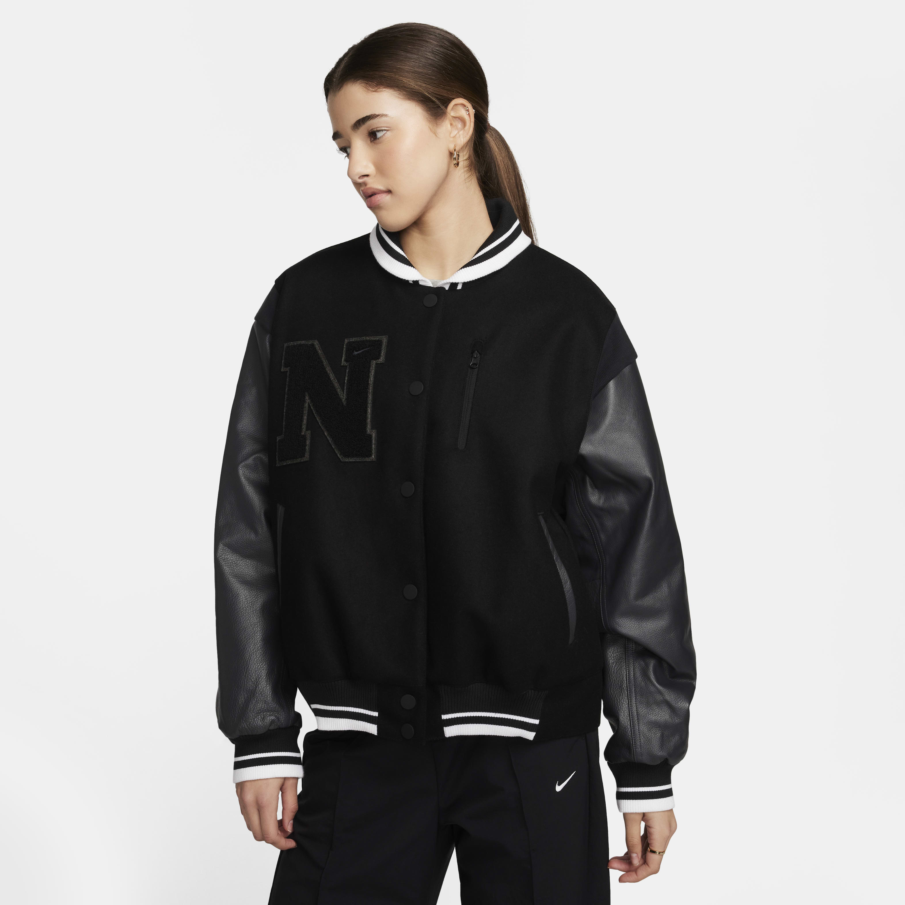 Nike Sportswear Women's Oversized Wool Destroyer Jacket