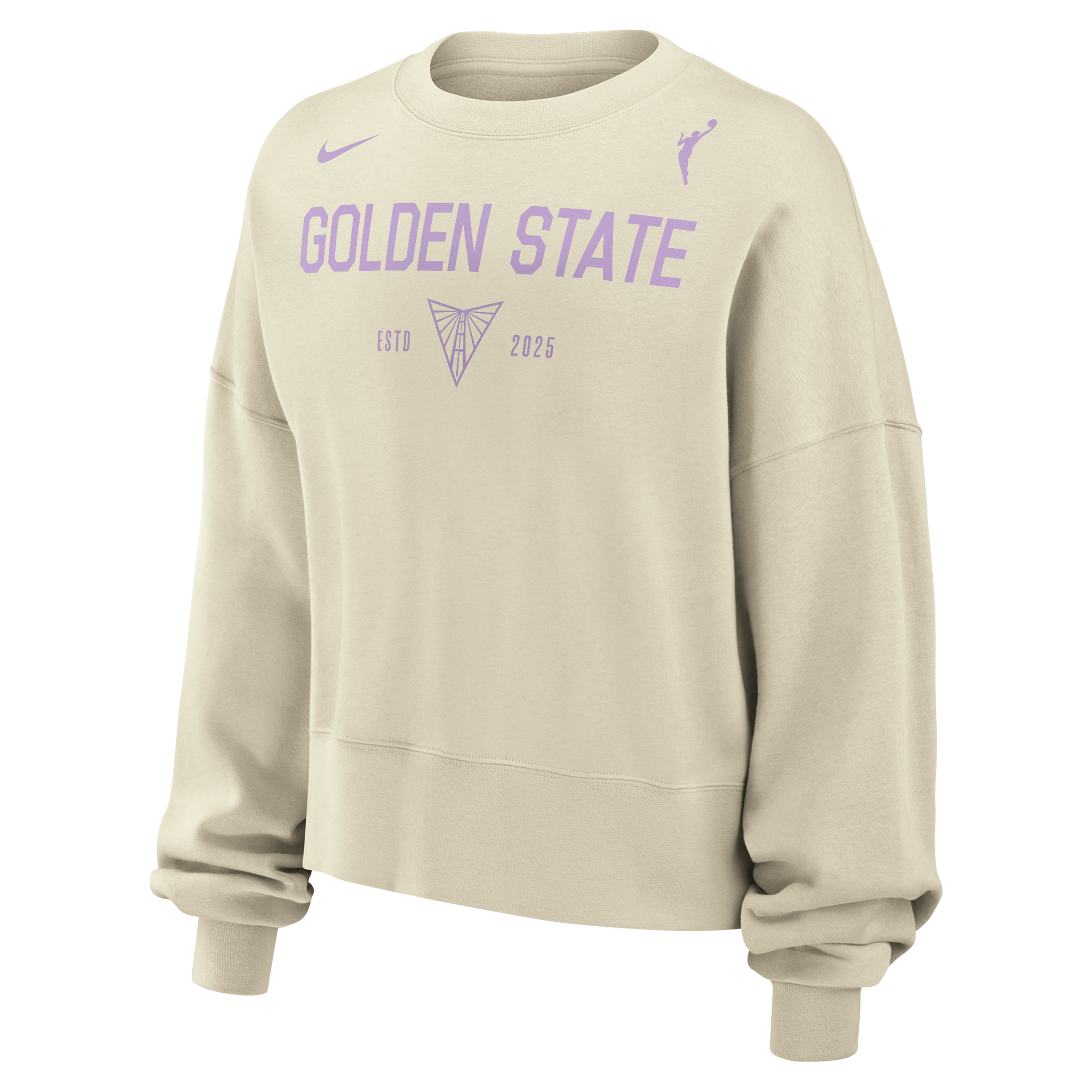 Golden State Valkyries Phoenix Fleece Women's Nike WNBA Crew-Neck Sweatshirt