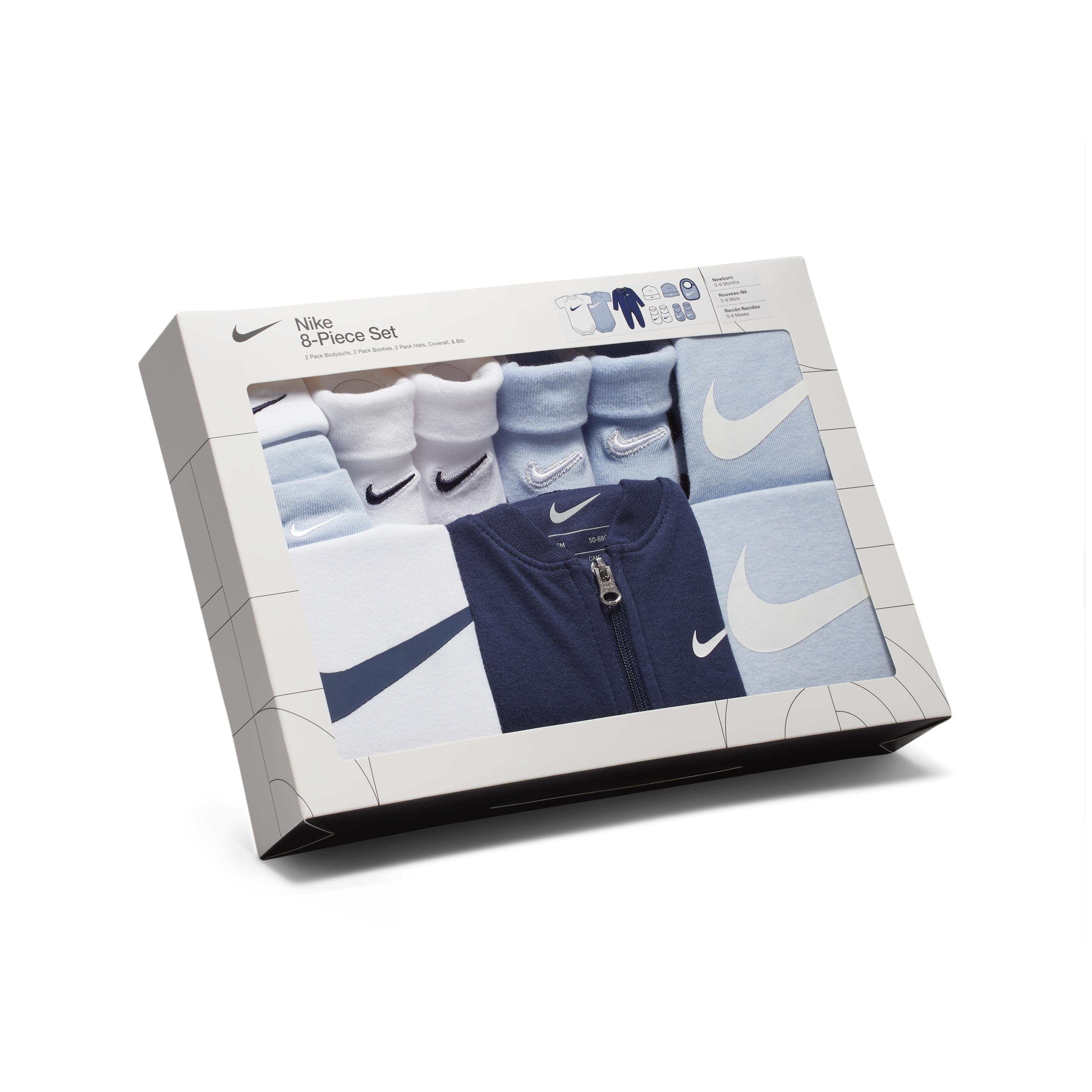 Nike Baby (0-6M) 8-Piece Boxed Gift Set