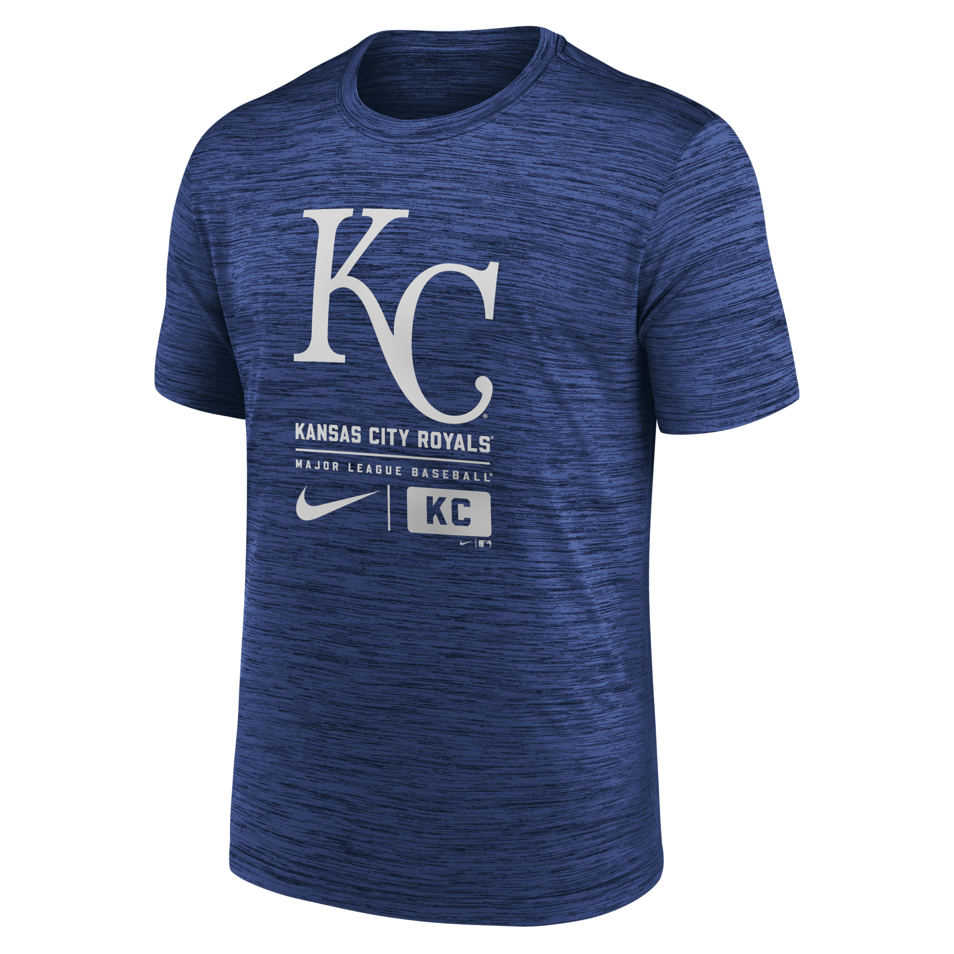 Kansas City Royals Large Logo Velocity Men's Nike MLB T-Shirt