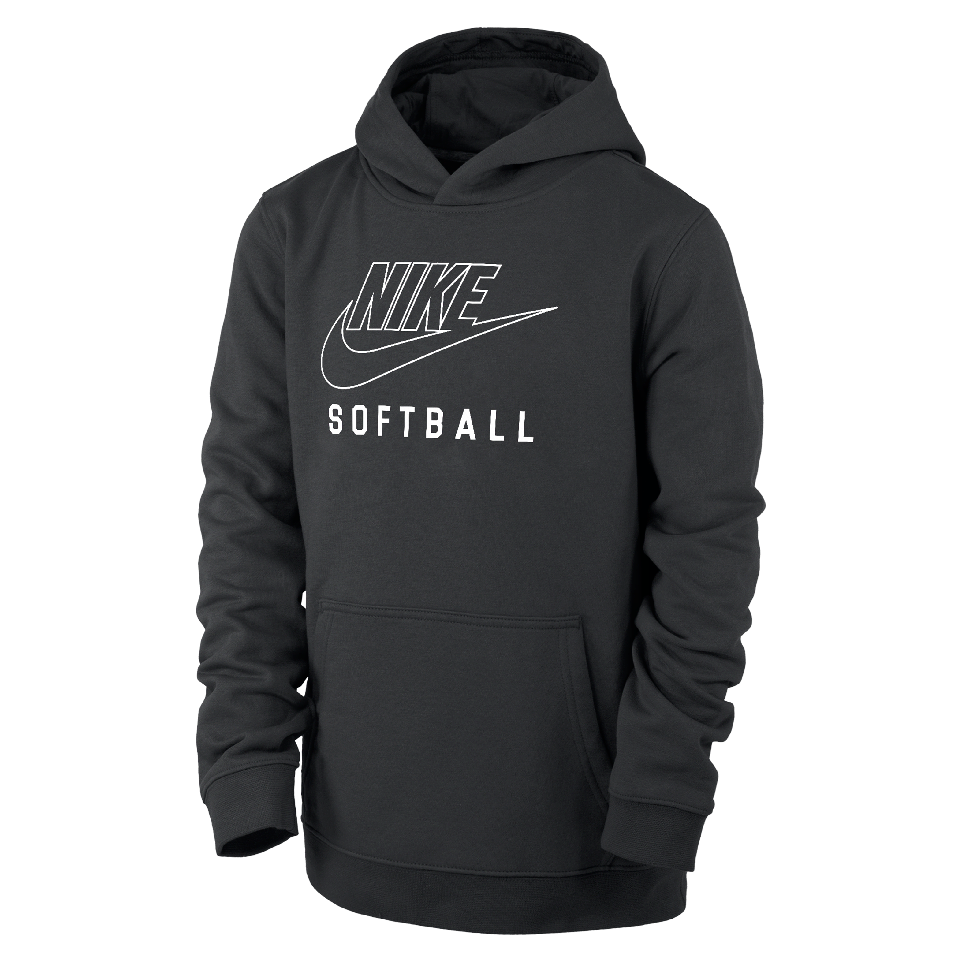 Nike Swoosh Club Fleece Big Kids' Softball Pullover Hoodie