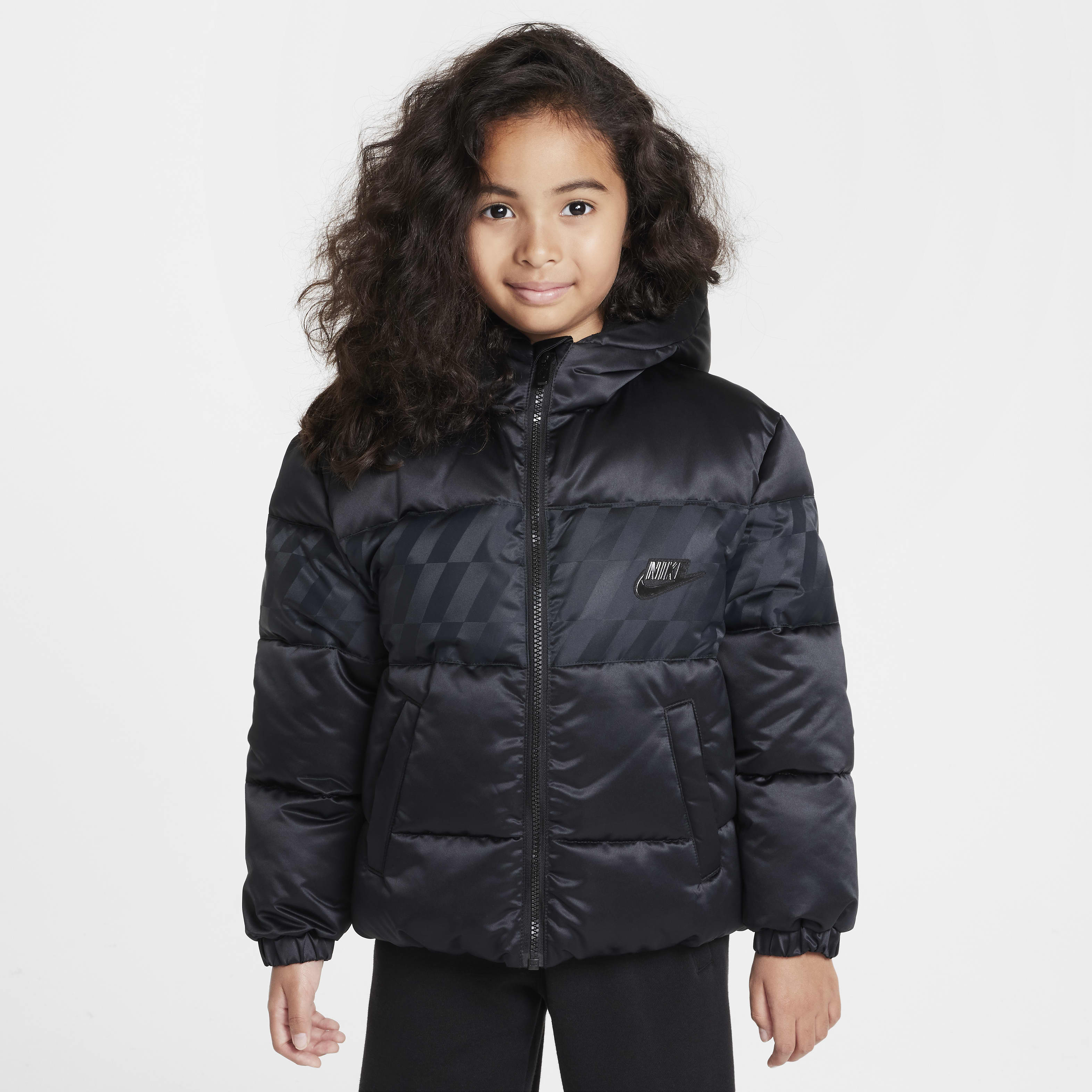 Nike Toddler Jacquard Hazard Stripe Puffer Jacket