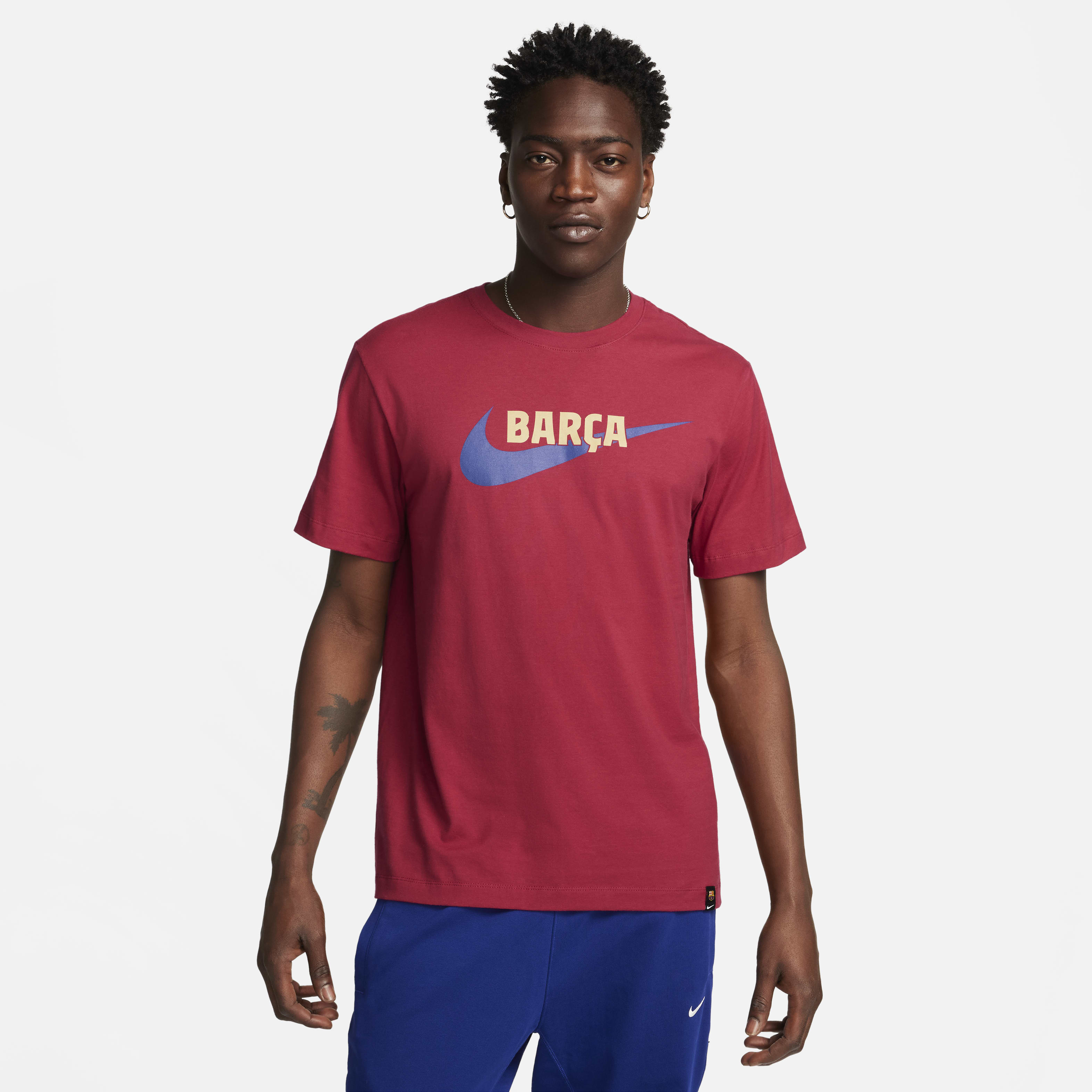 FC Barcelona Swoosh Men's Nike T-Shirt