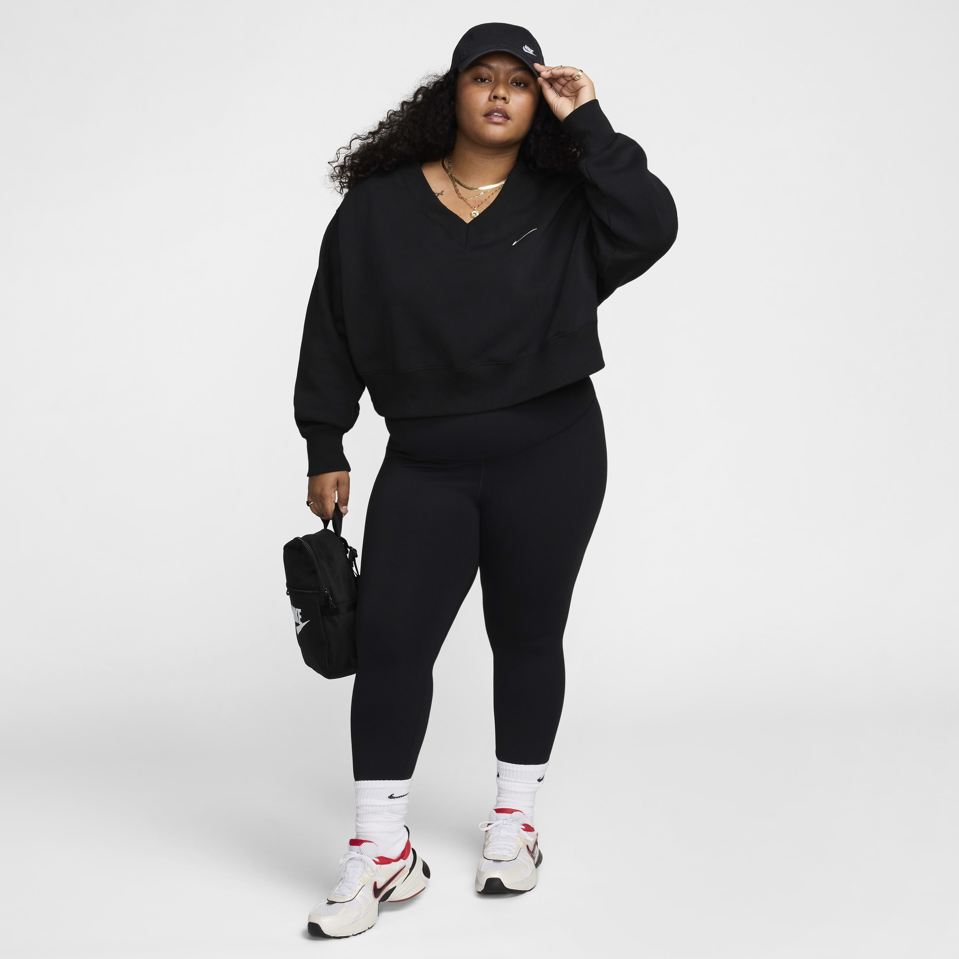 Nike One Women's High-Waisted Crop Leggings (Plus Size)