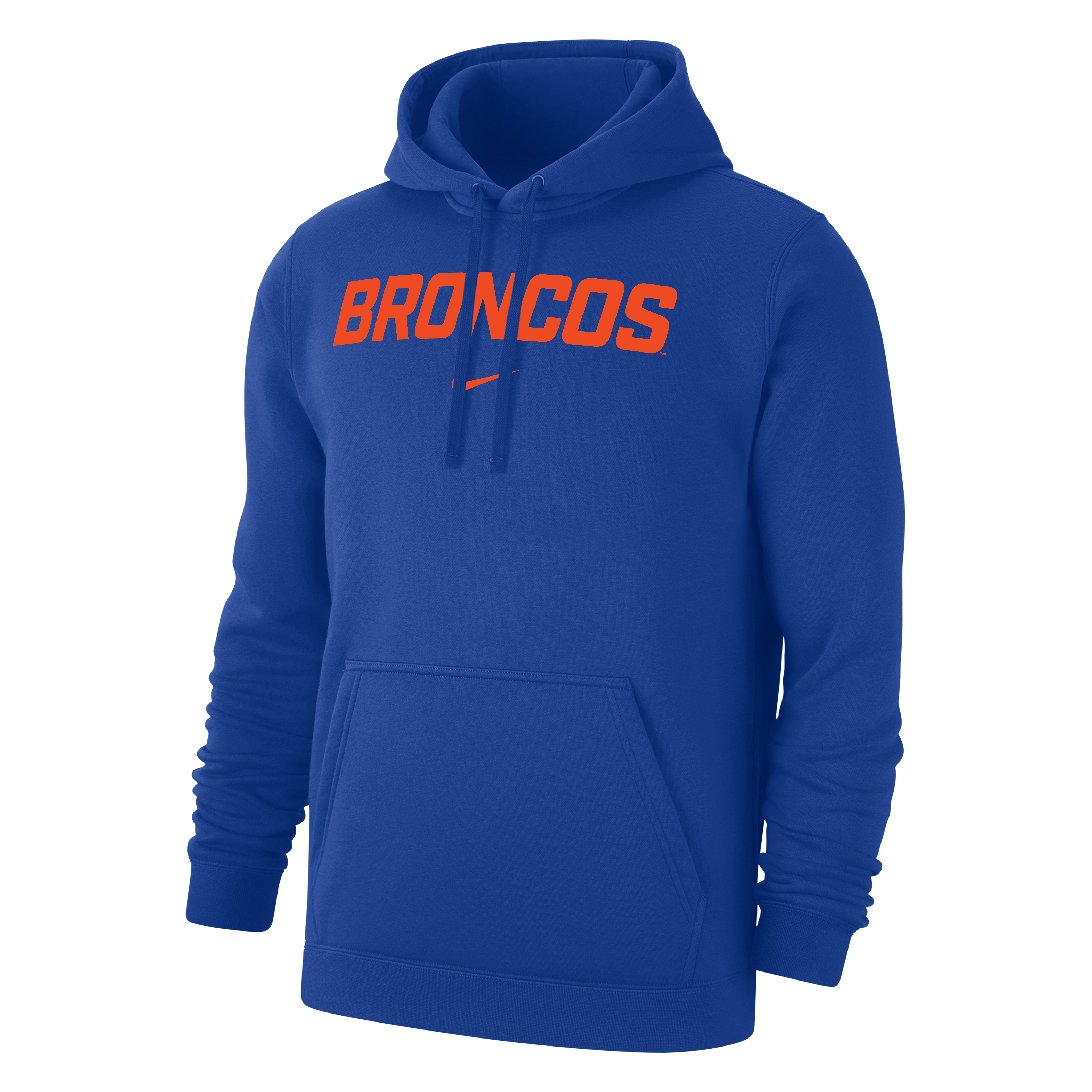 Boise State Club Fleece Men's Nike College Pullover Hoodie