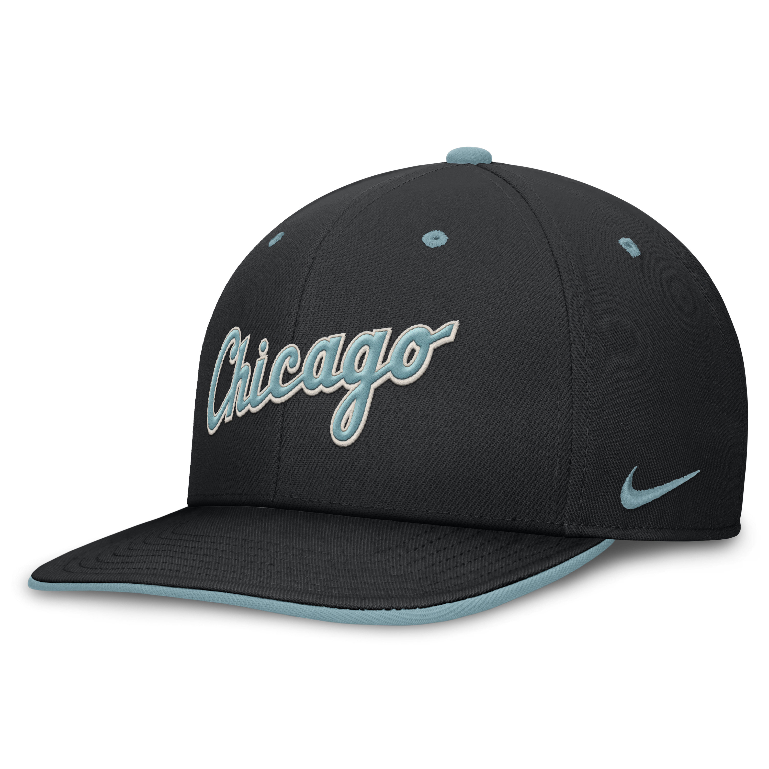 Chicago White Sox Pro Tech Script Men's Nike Dri-FIT MLB Adjustable Hat