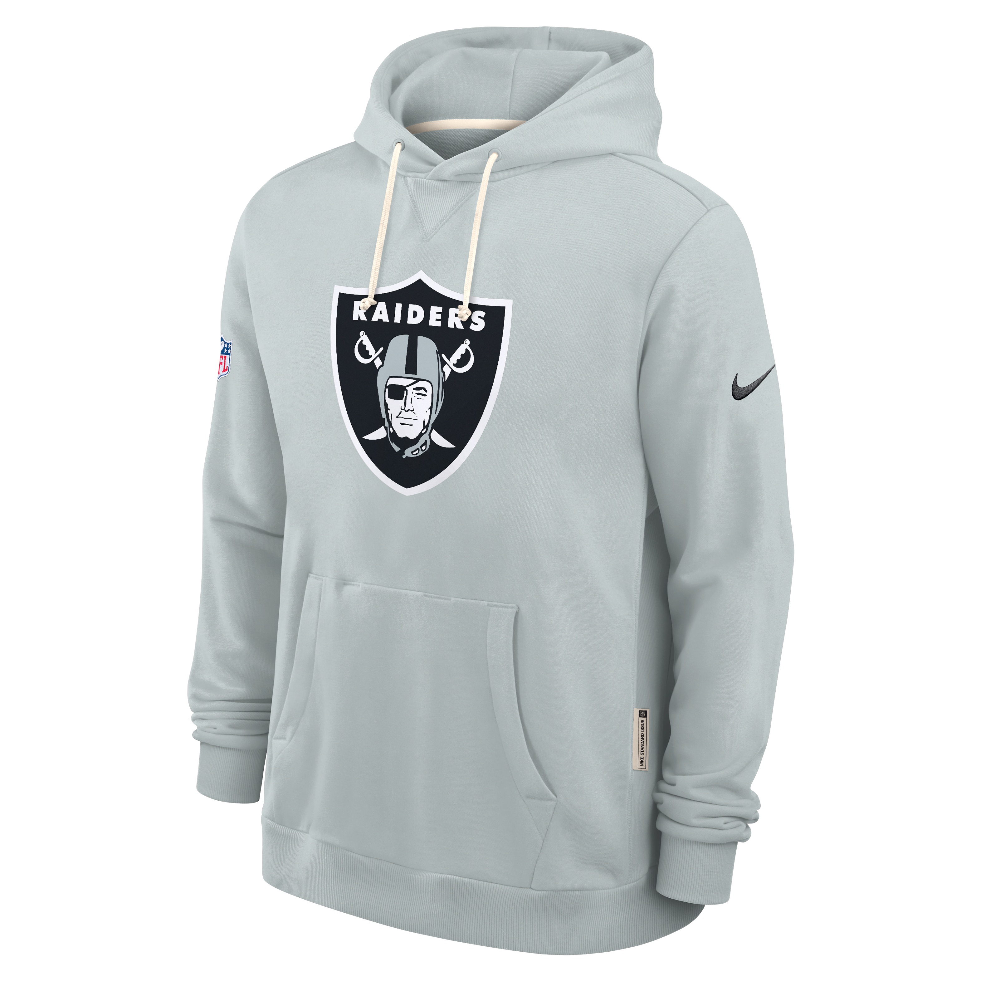 Las Vegas Raiders Initial Home Sideline Men's Nike Dri-FIT NFL Pullover Hoodie
