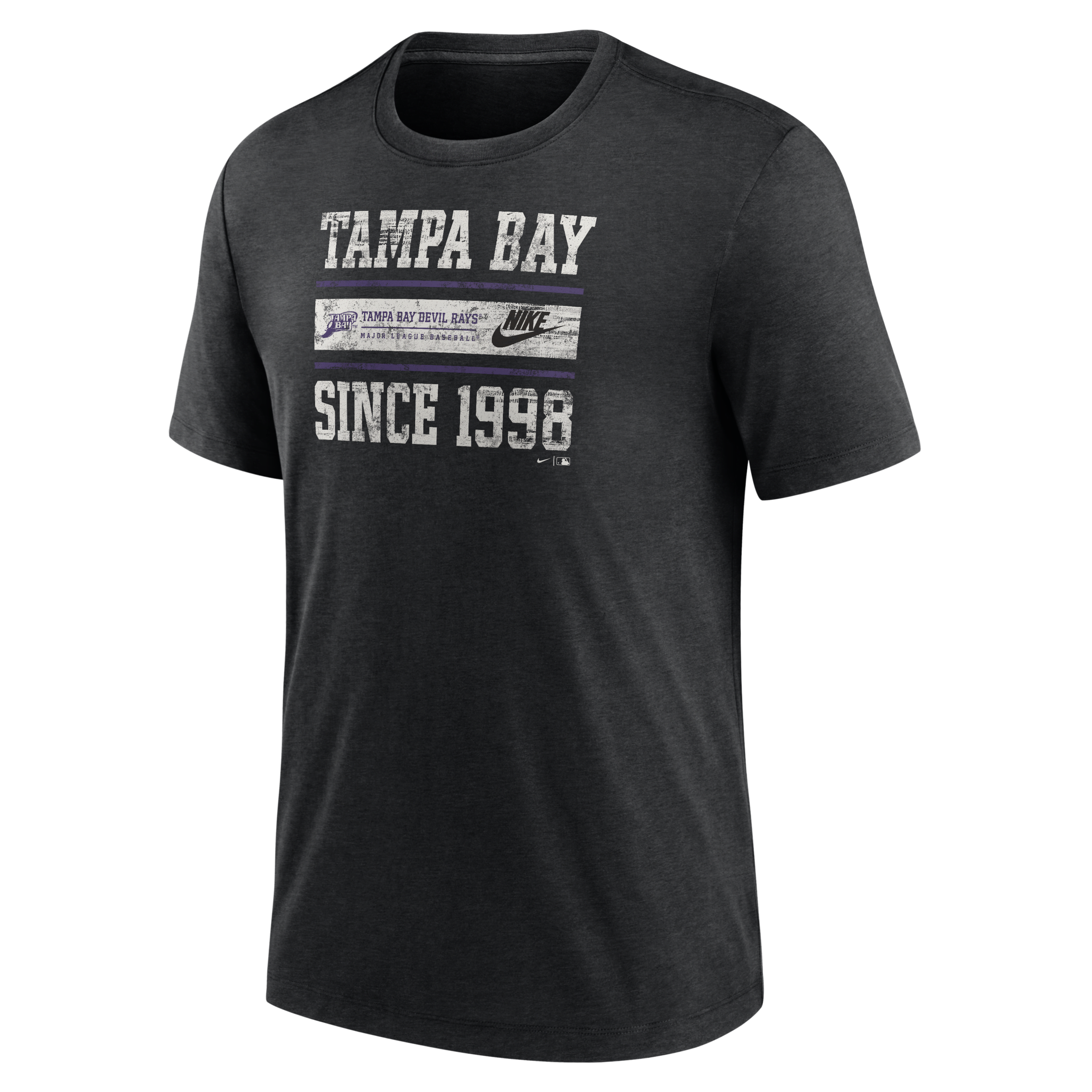 Tampa Bay Rays Cooperstown Local Stack Men's Nike MLB T-Shirt