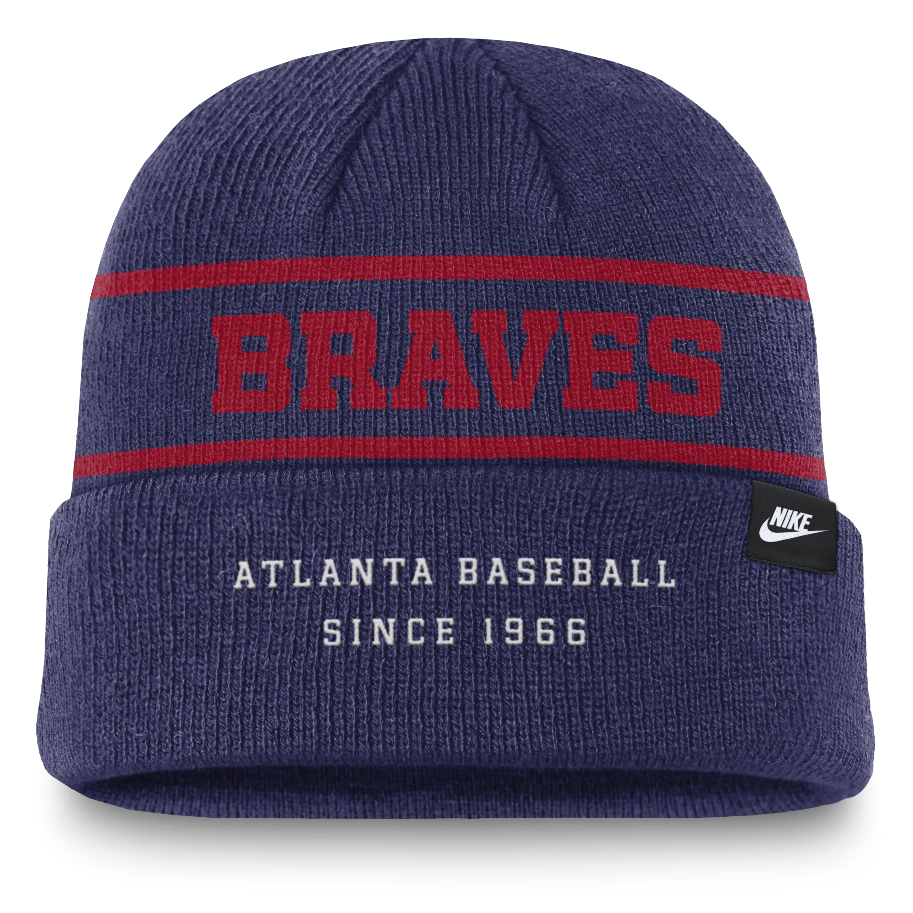 Atlanta Braves Rewind Terra Men's Nike MLB Cuffed Beanie