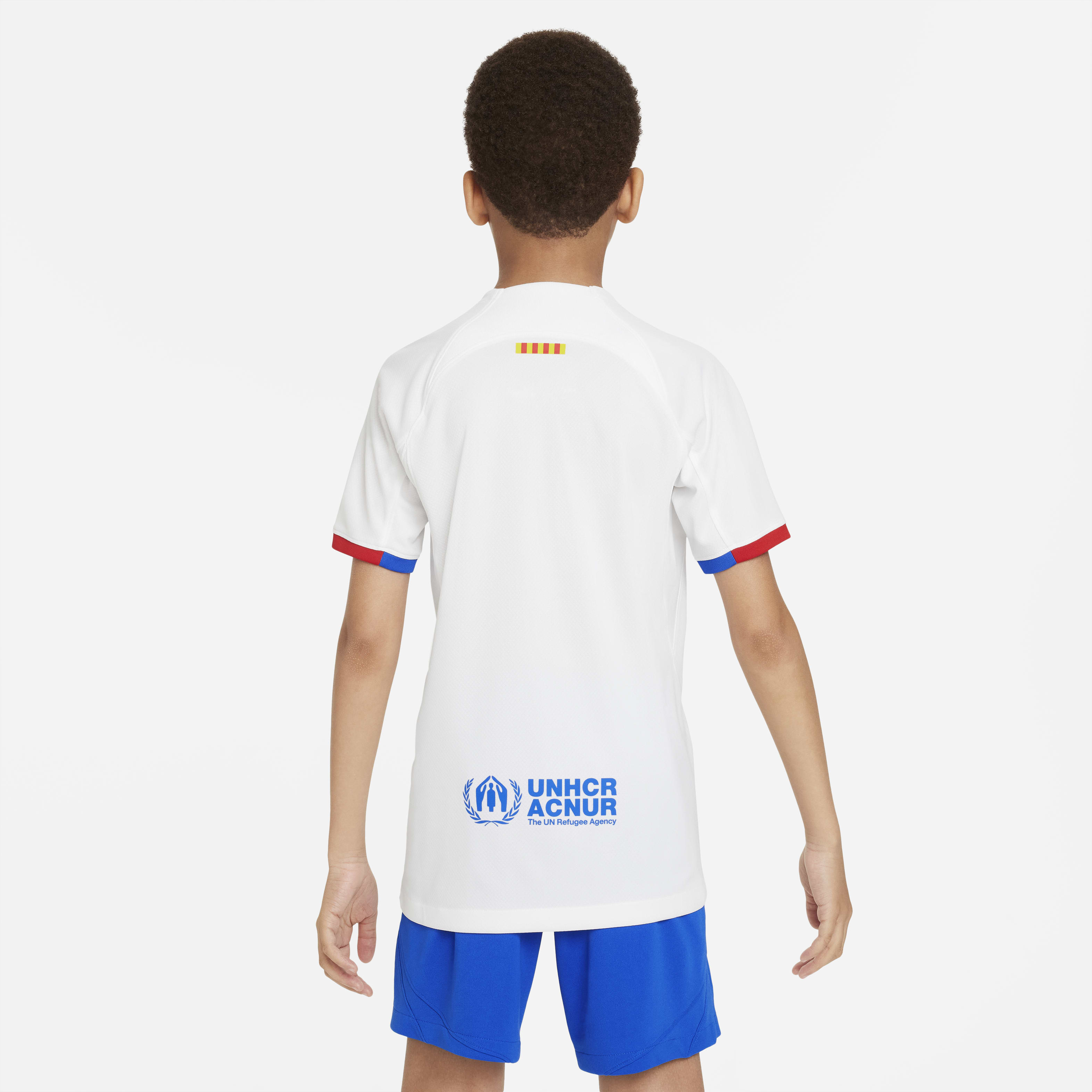 FC Barcelona 2023/24 Stadium Away Big Kids' Nike Dri-FIT Soccer Jersey