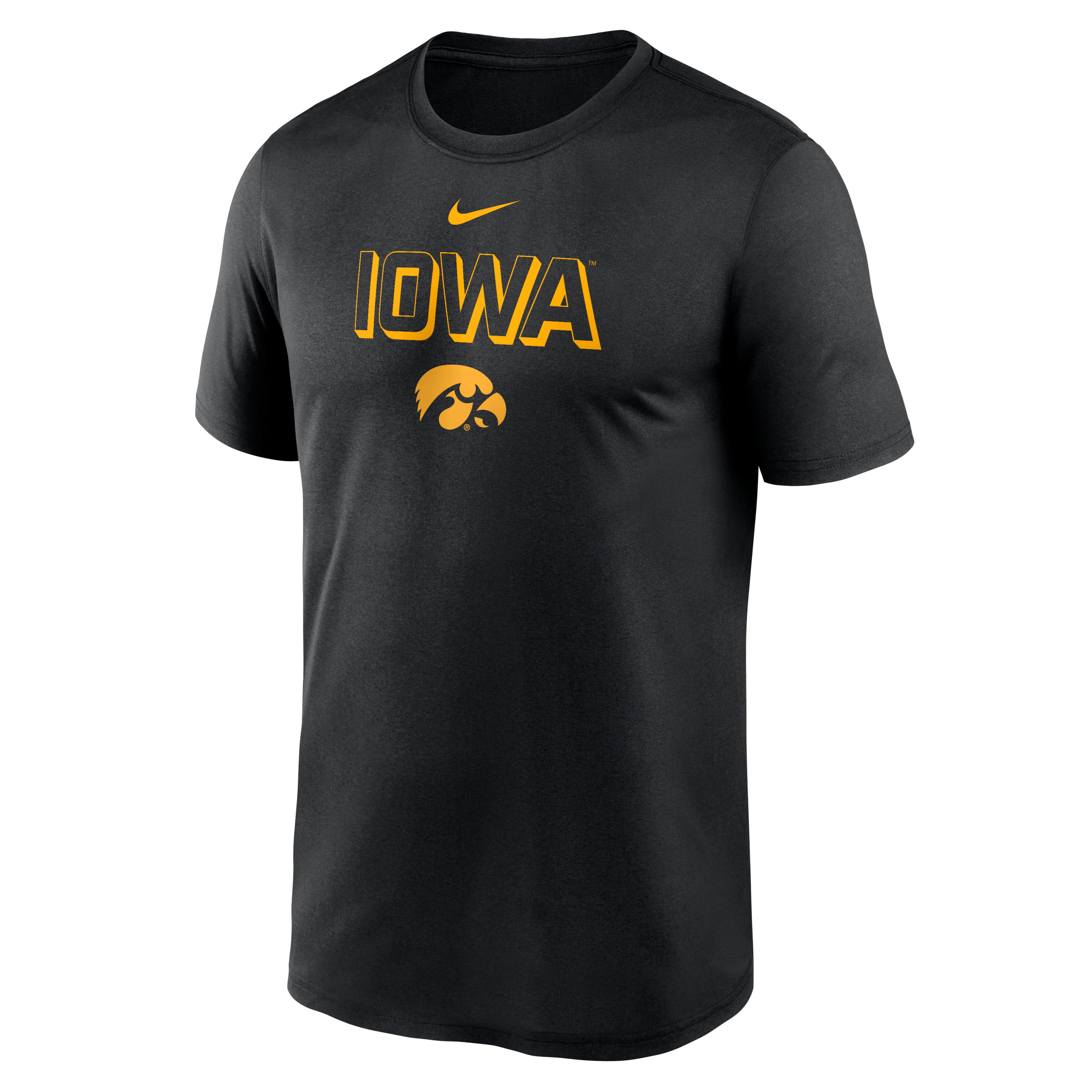 Iowa Sideline Legend Small Logo Men's Nike Dri-FIT College T-Shirt