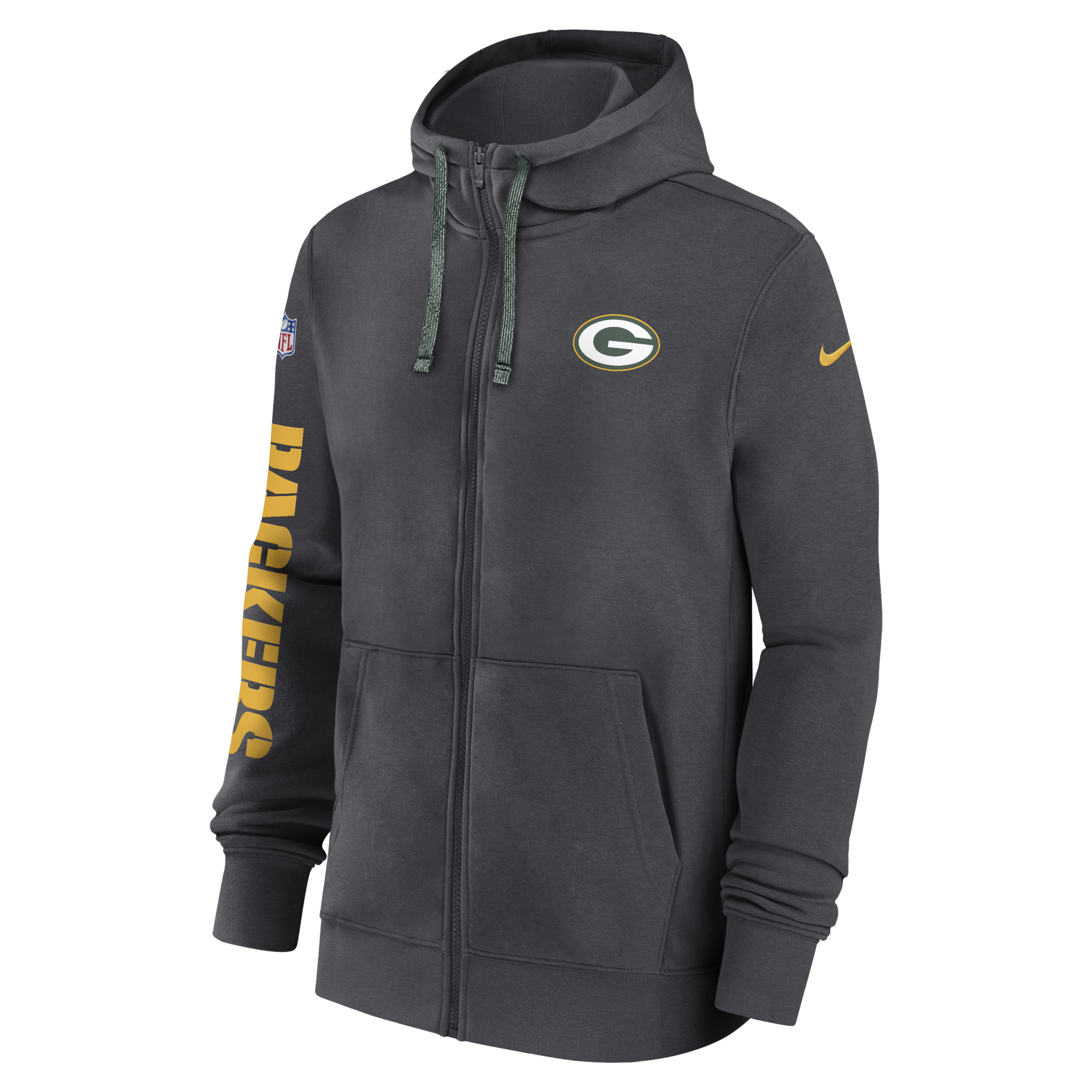 Green Bay Packers Sideline Team Issue Club Men's Nike NFL Pullover Hoodie