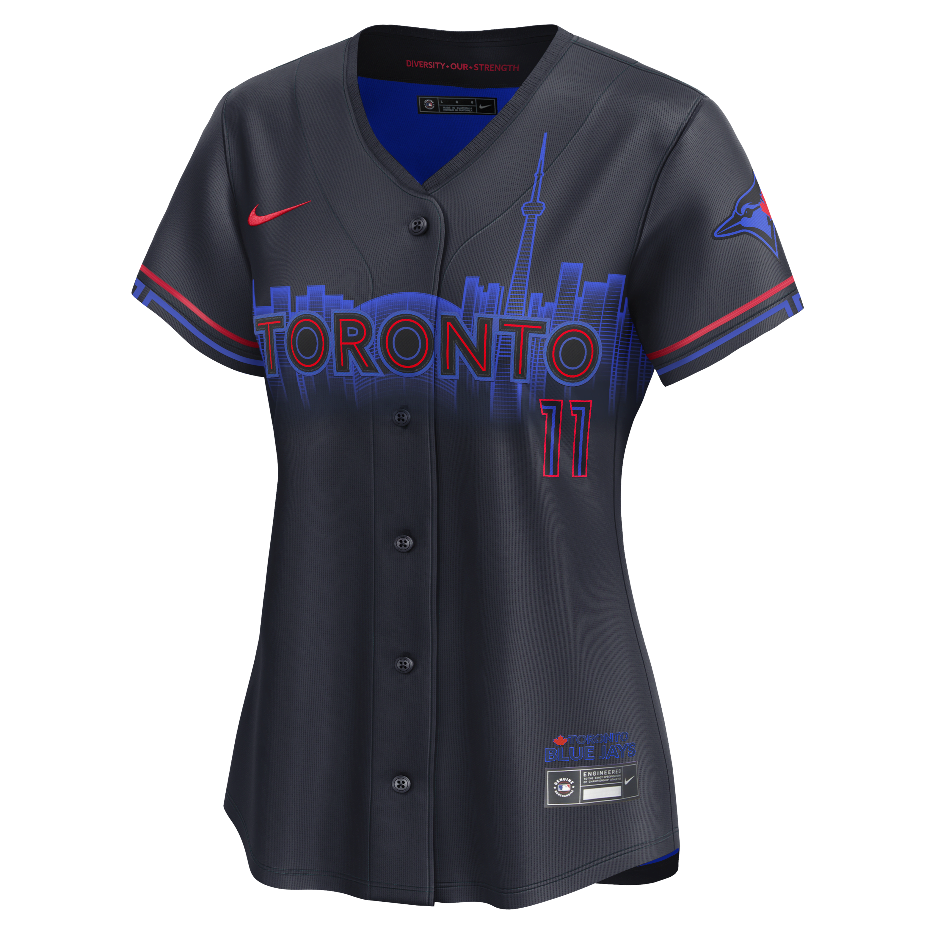 George Springer Toronto Blue Jays City Connect Women's Nike Dri-FIT ADV MLB Limited Jersey