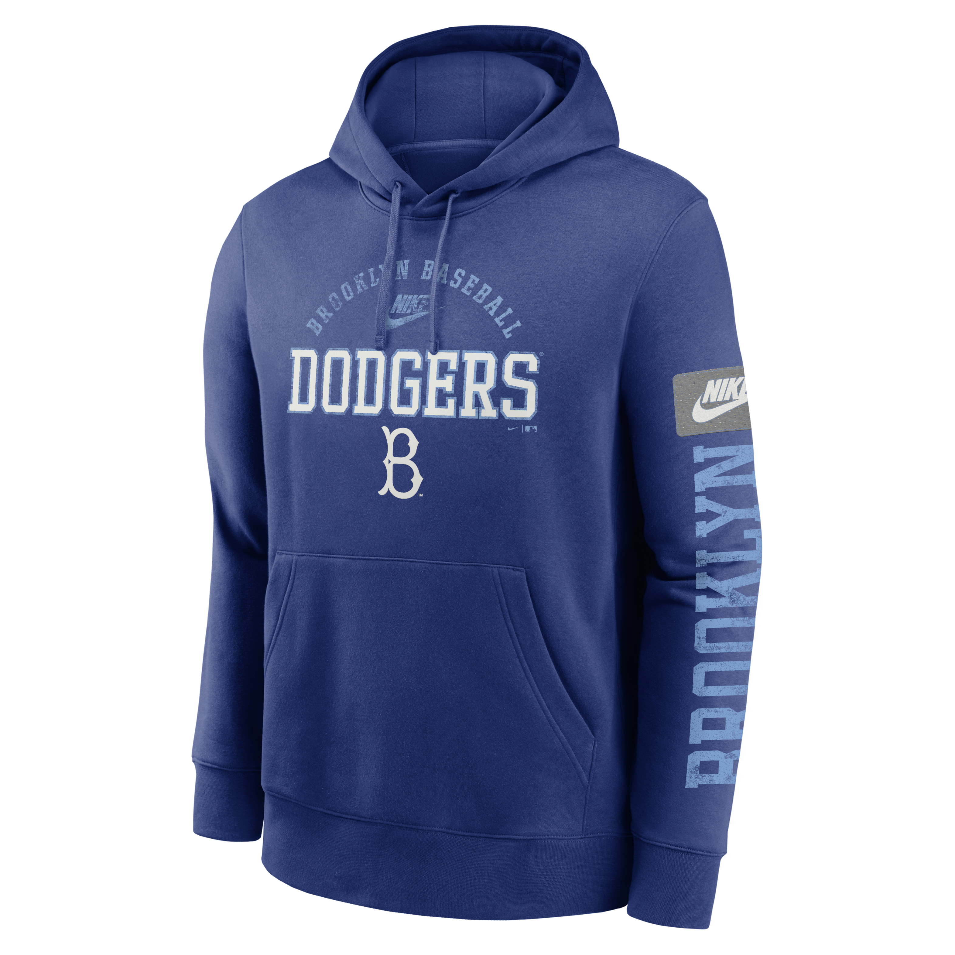 Brooklyn Dodgers Cooperstown Splitter Club Men’s Nike MLB Pullover Hoodie