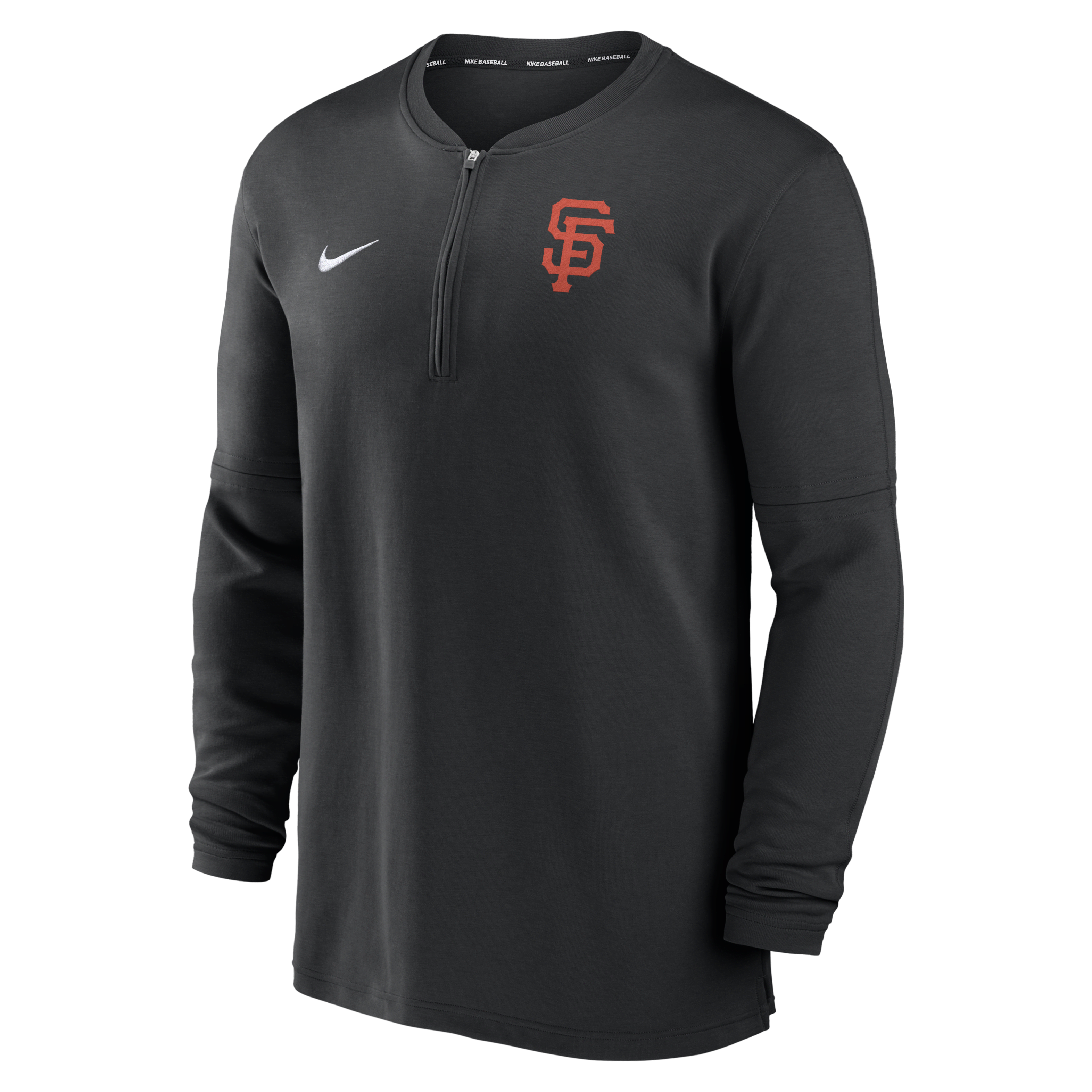 San Francisco Giants Authentic Collection Game Time Men's Nike Dri-FIT MLB 1/2-Zip Long-Sleeve Top