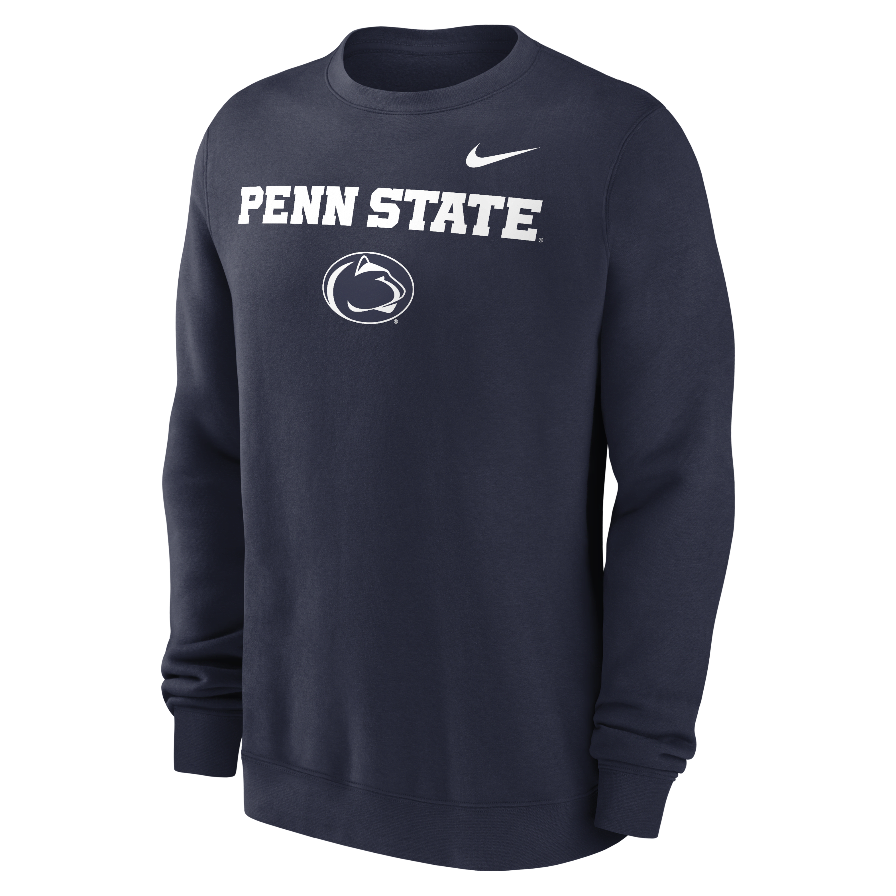 Penn State Nittany Lions Primetime Primary Stack Men's Nike College Pullover Crew