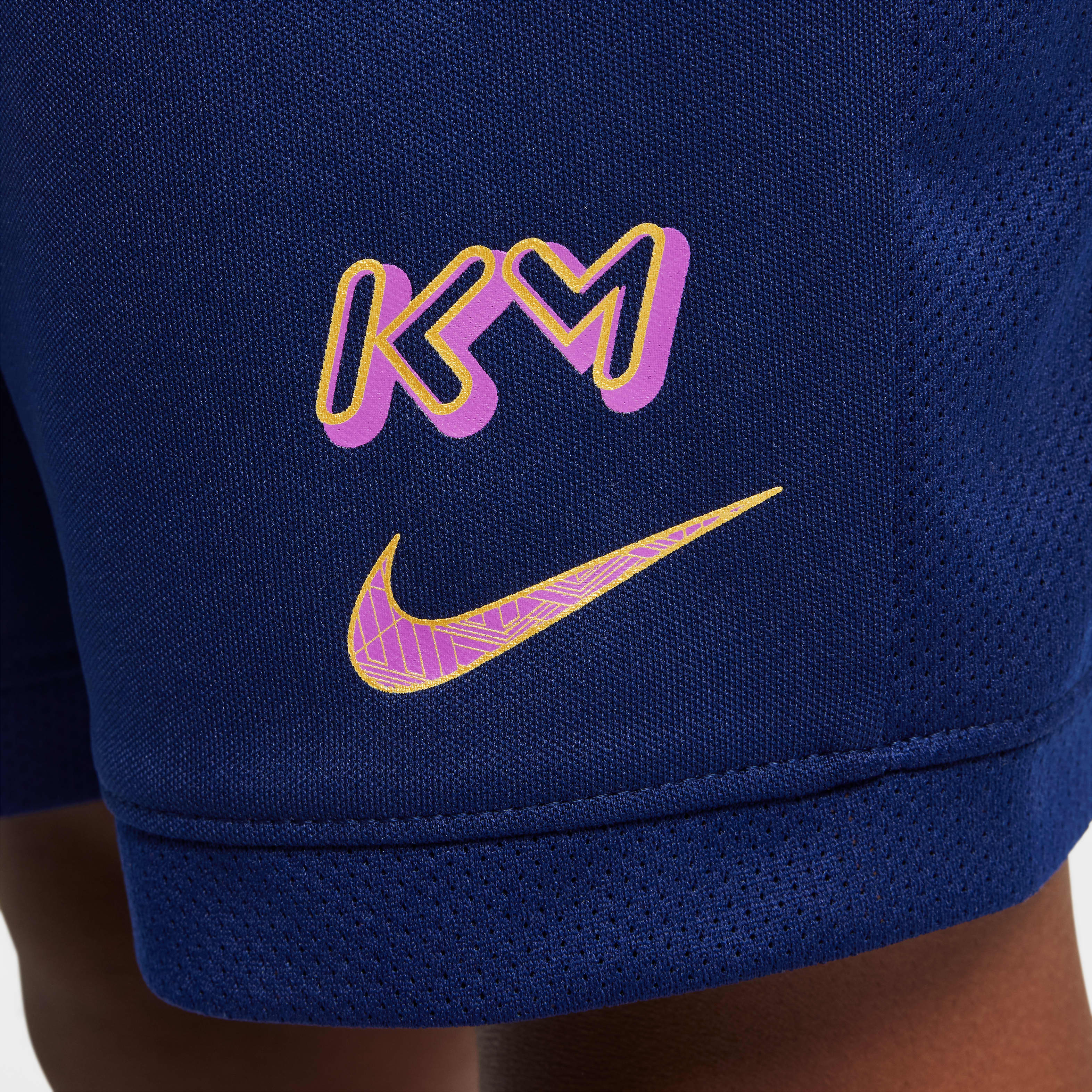 Nike Dri-FIT Kylian Mbappé Little Kids' ACD25 Short Sleeve Top and Shorts Set
