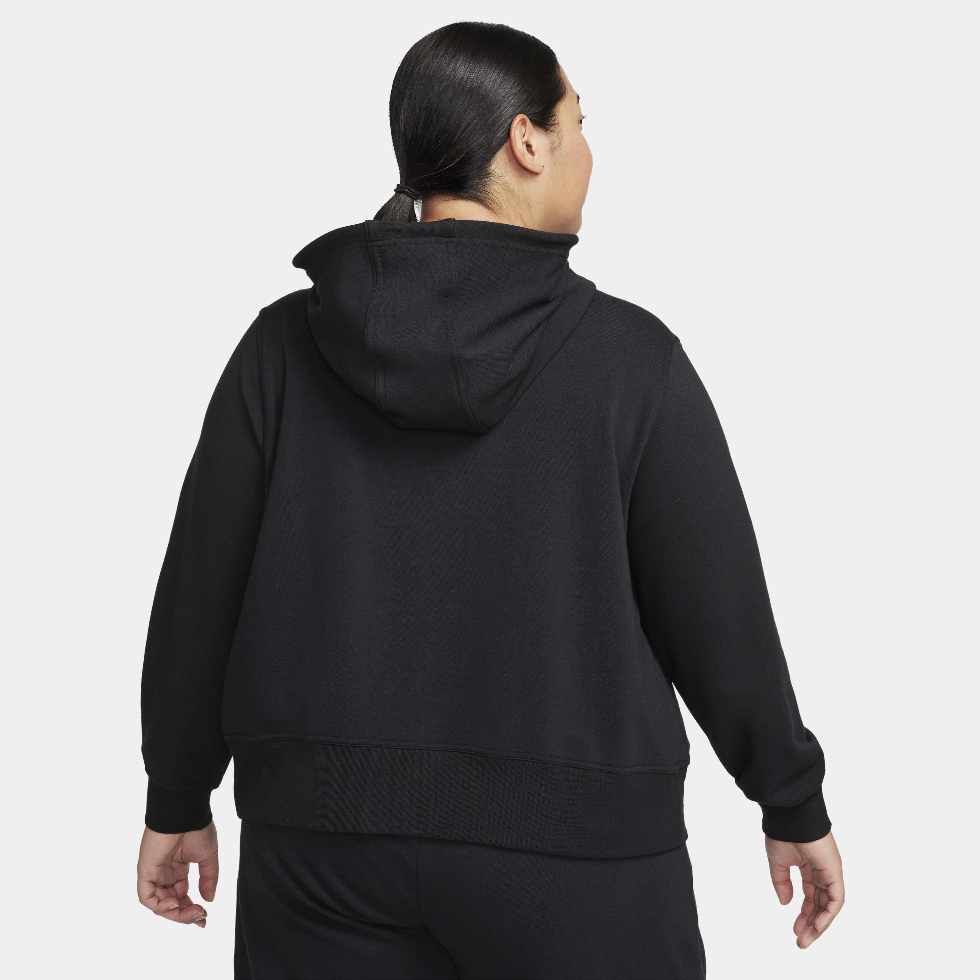 Nike Dri-FIT One Women's Full-Zip French Terry Hoodie (Plus Size)