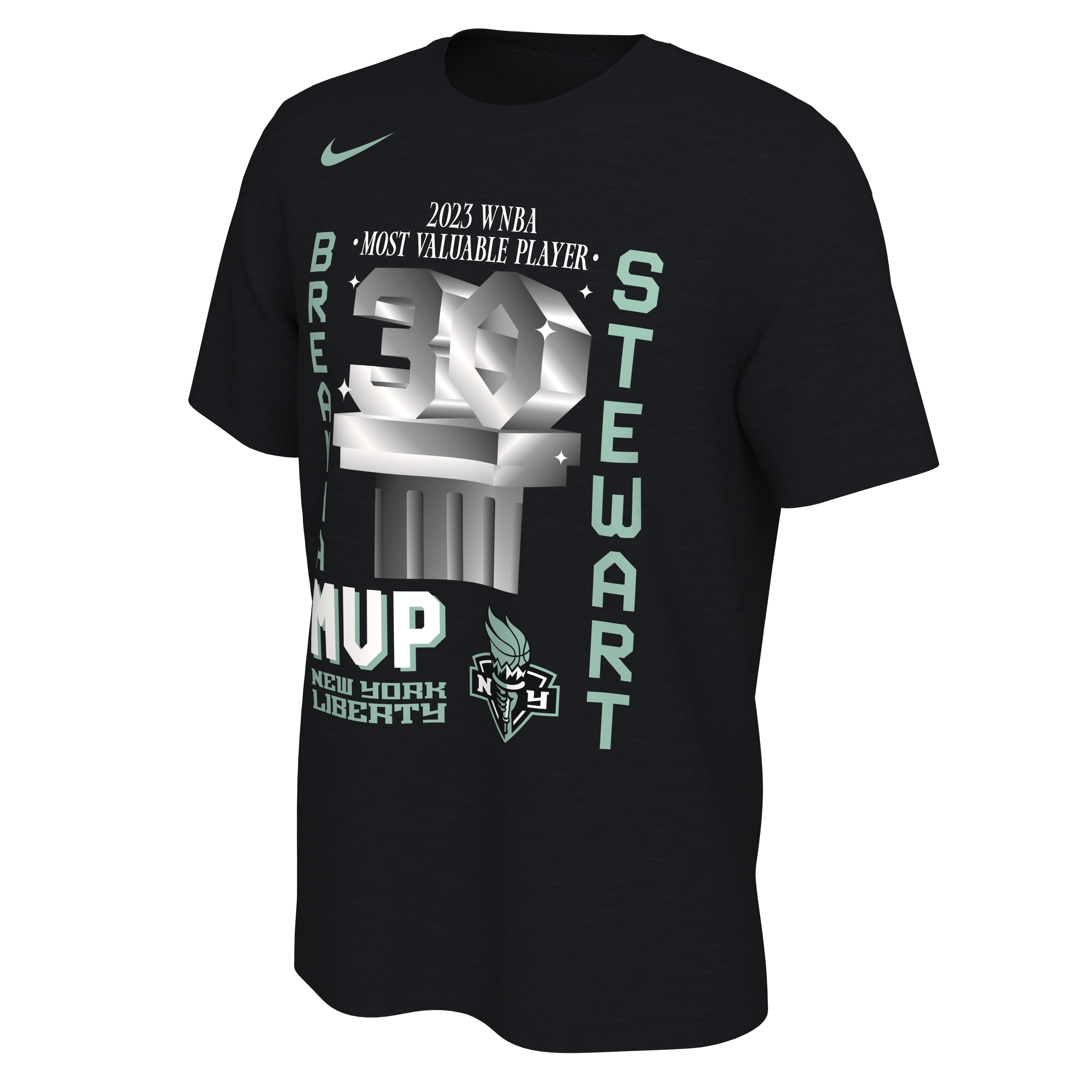 Breanna Stewart New York Liberty MVP Men's Nike WNBA T-Shirt