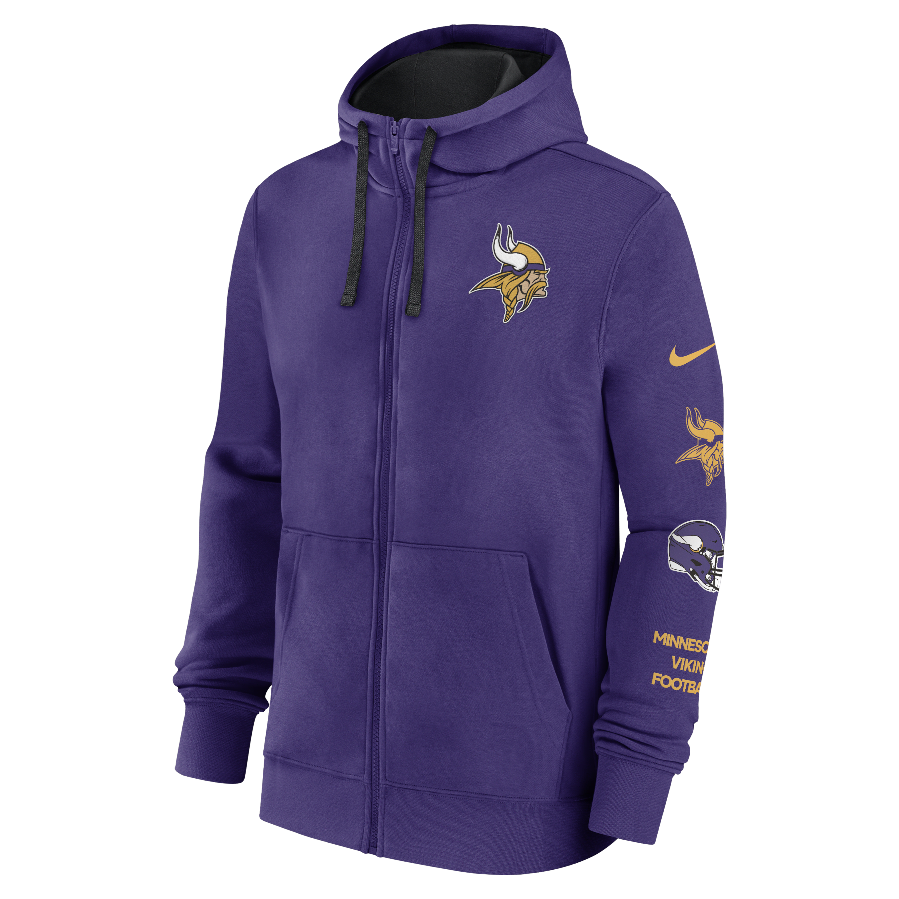 Minnesota Vikings Club Men's Nike NFL Full-Zip Hoodie