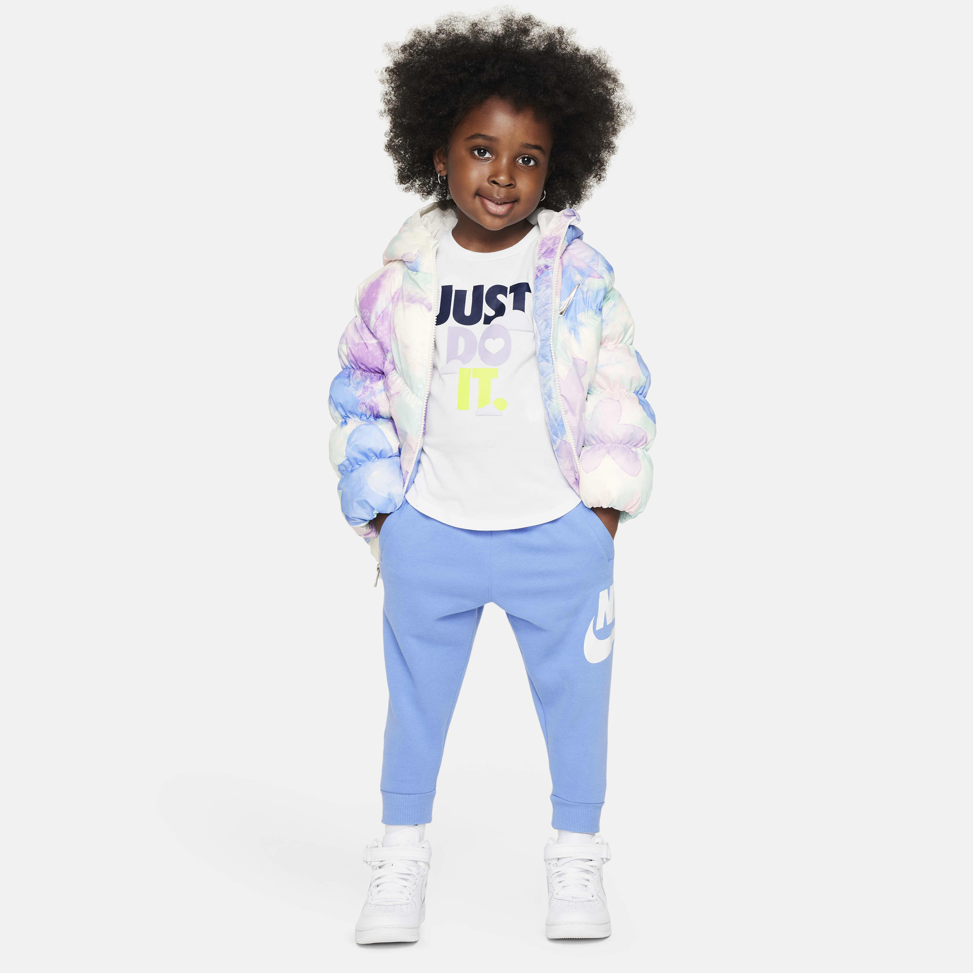 Nike Sweet Swoosh "Just Do It" Toddler Graphic T-Shirt