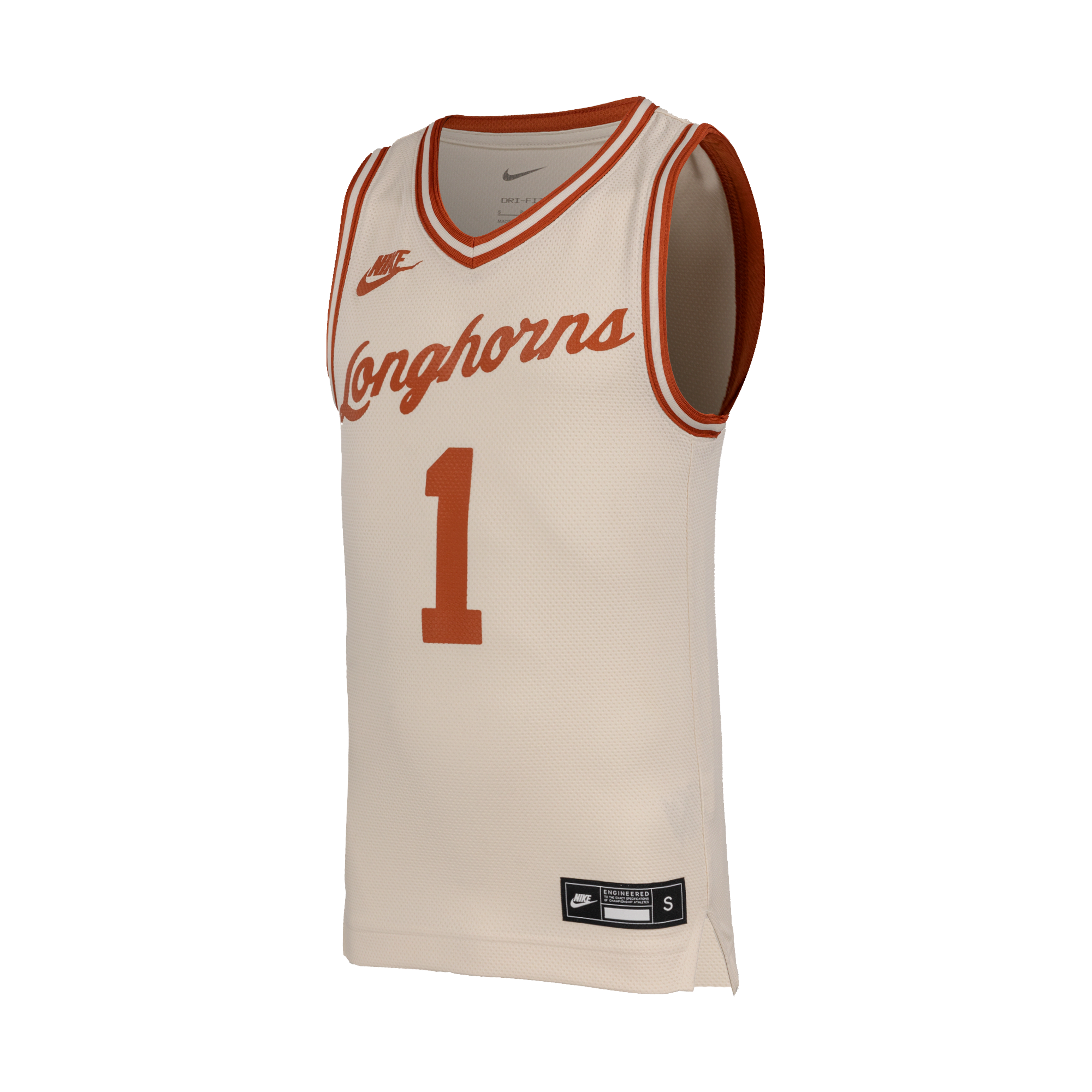 Texas Longhorns Big Kids' Nike Basketball Replica Jersey