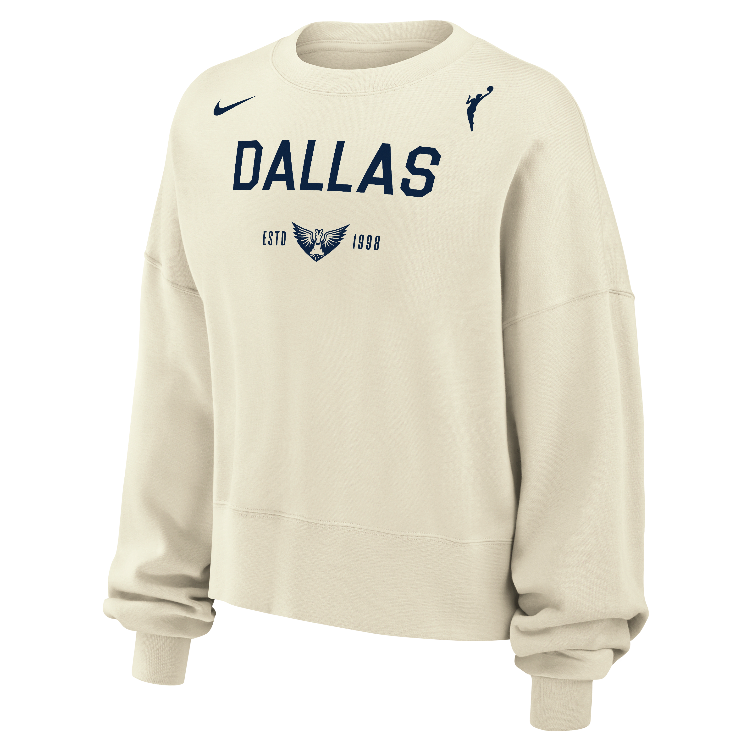 Dallas Wings Phoenix Fleece Women's Nike WNBA Crew-Neck Sweatshirt