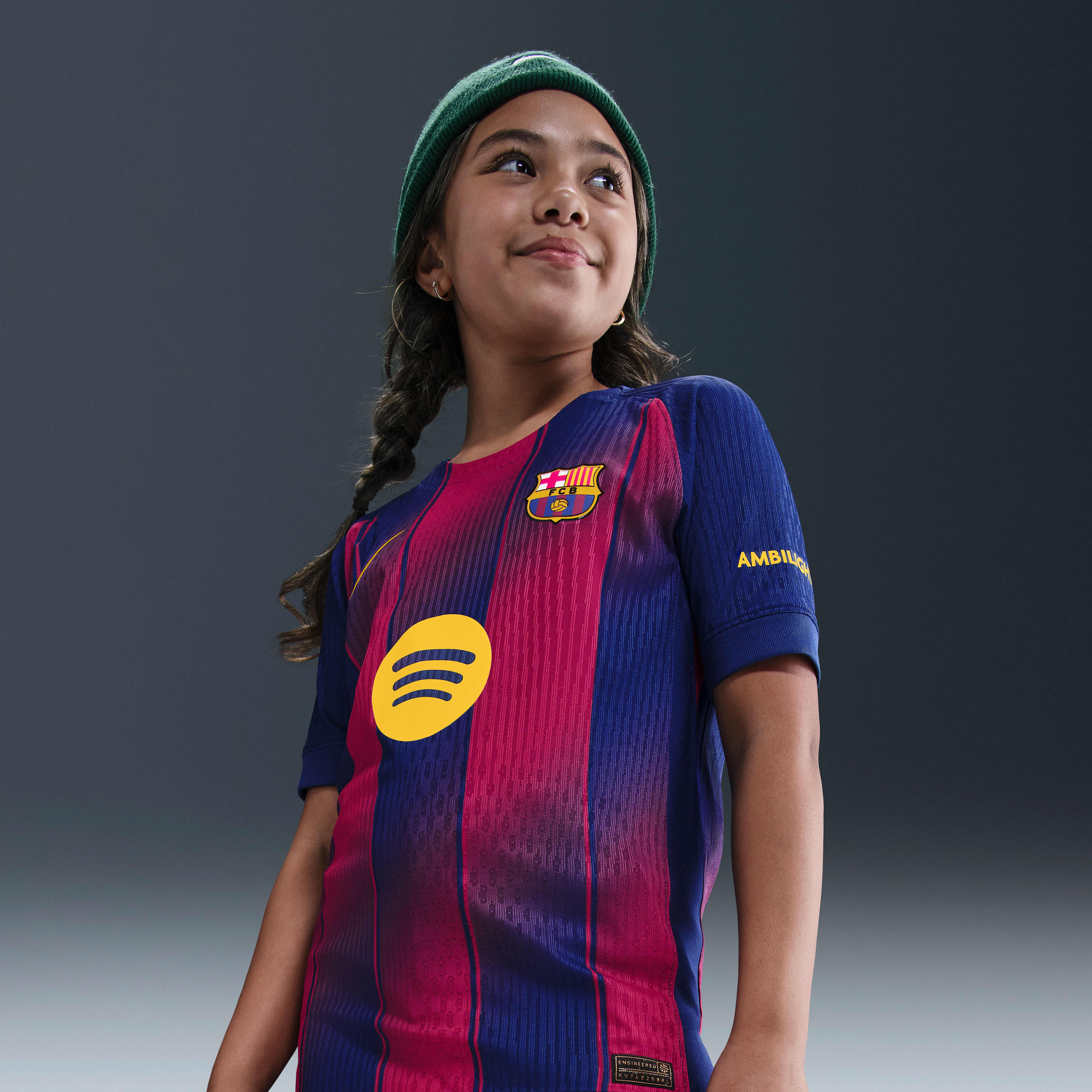 Nike Barcelona 2025/26 Match Home Older Kids' Nike Dri-FIT