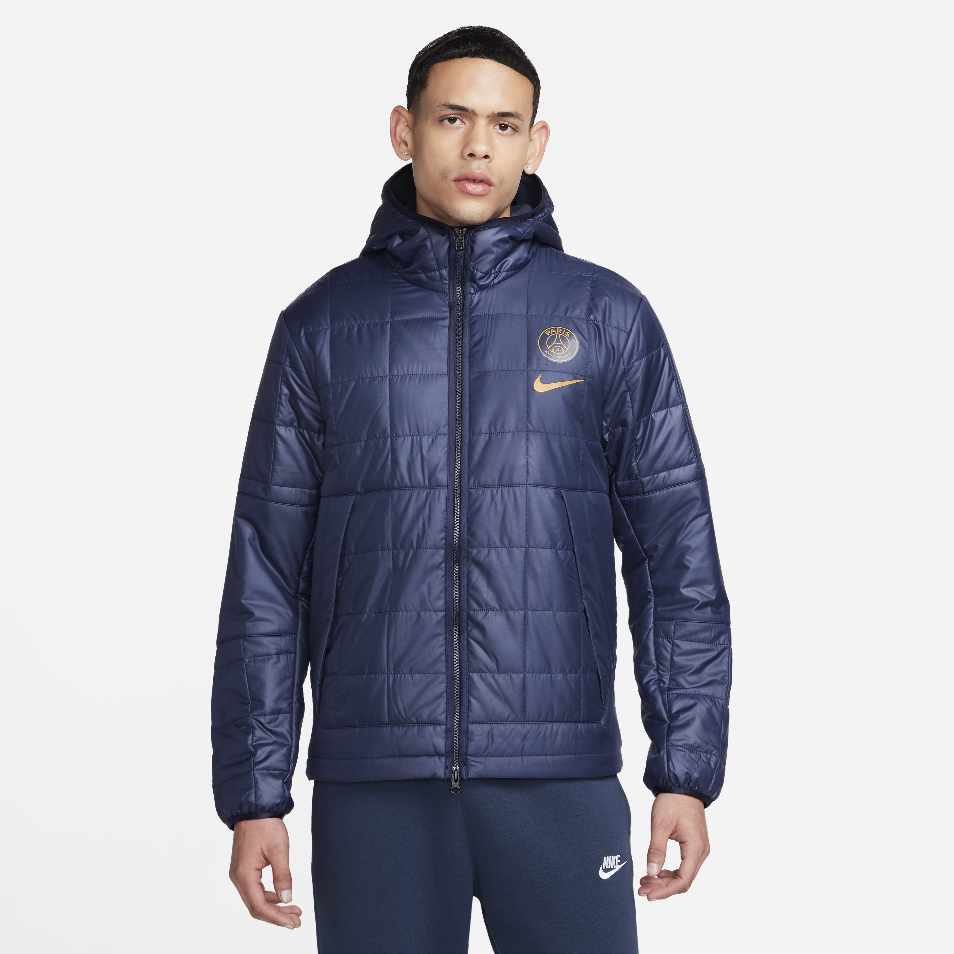 Paris Saint-Germain Men's Nike Fleece-Lined Hooded Jacket