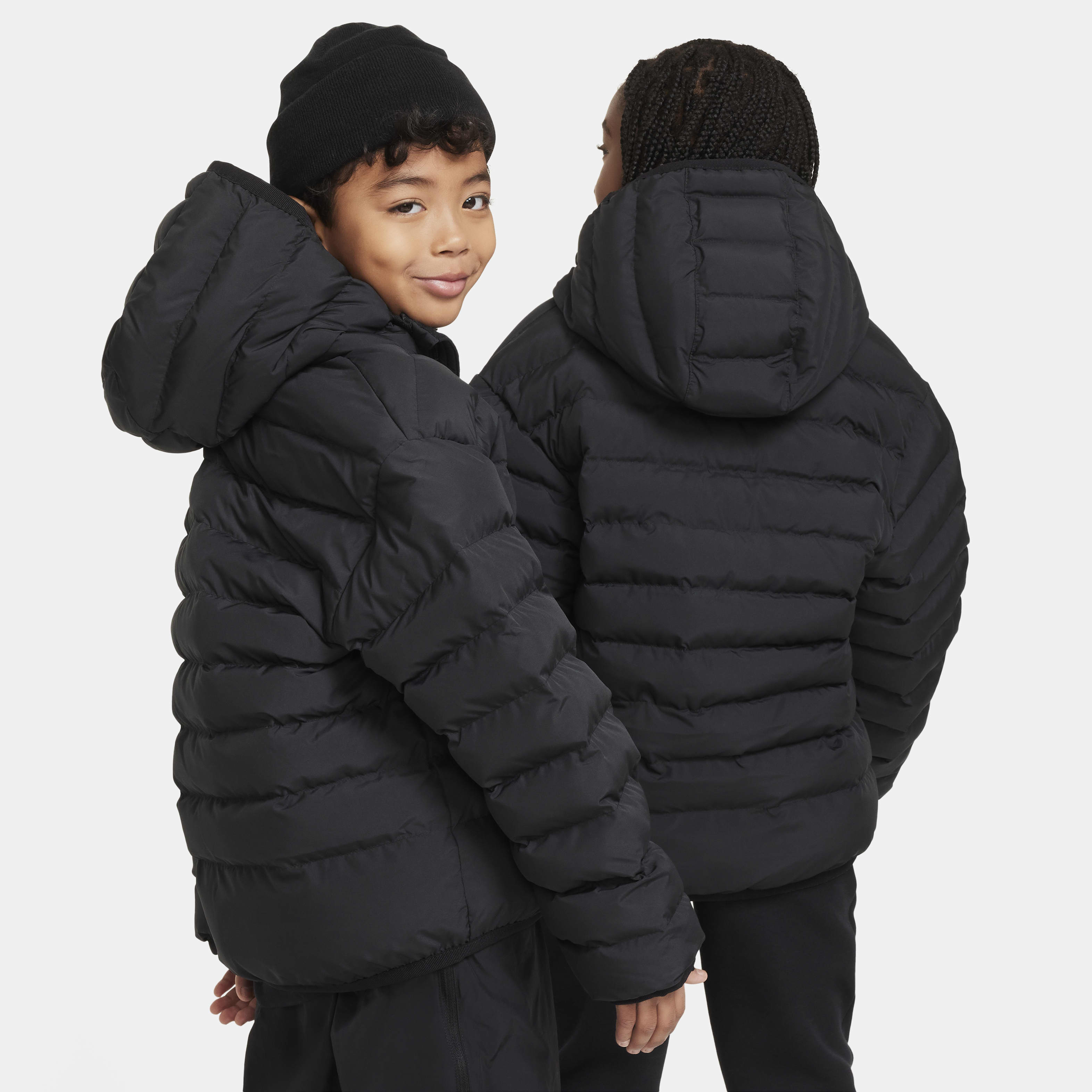 Nike Sportswear Lightweight Synthetic Fill Big Kids' Loose Hooded Jacket