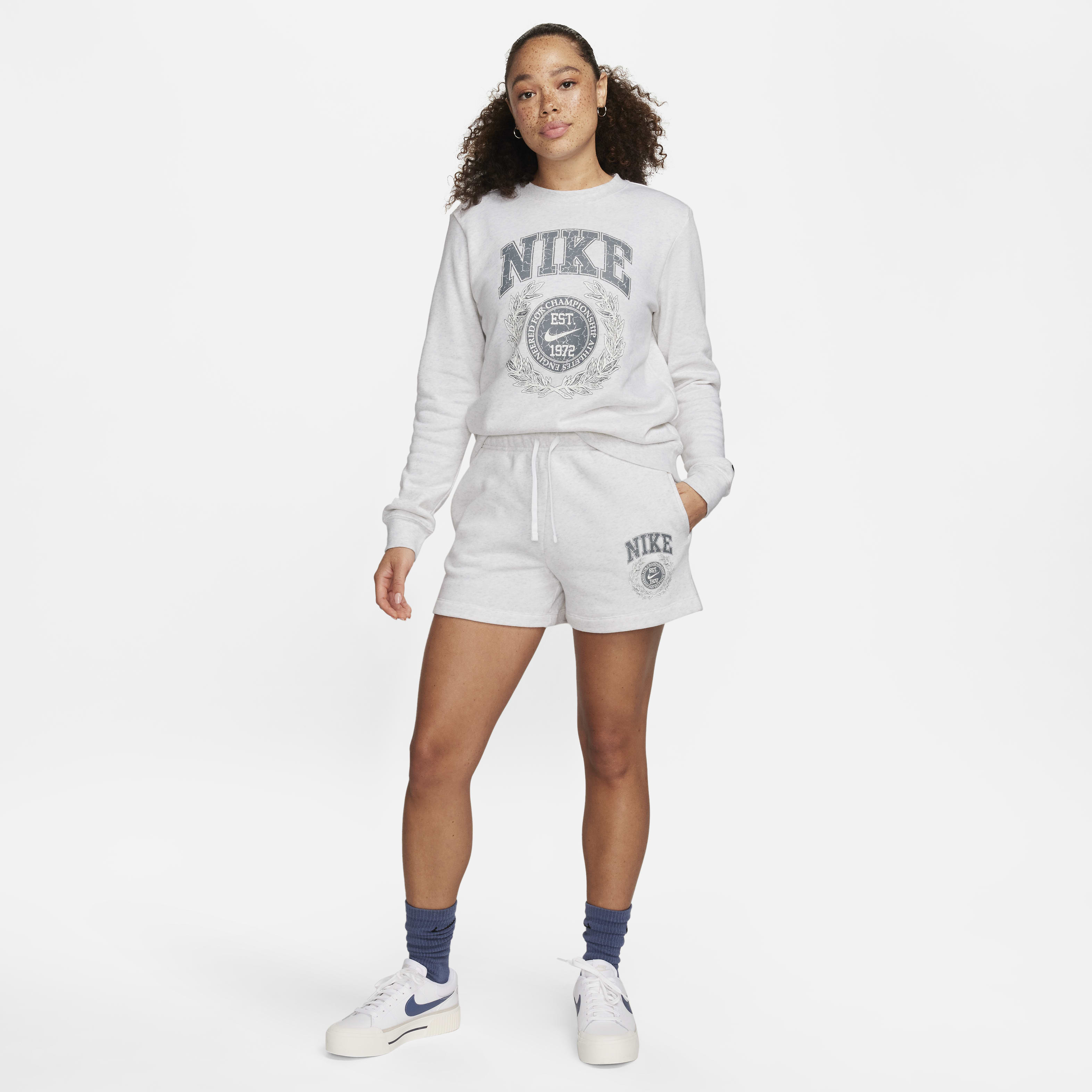 Nike Sportswear Club Fleece Women's Mid-Rise Graphic Shorts