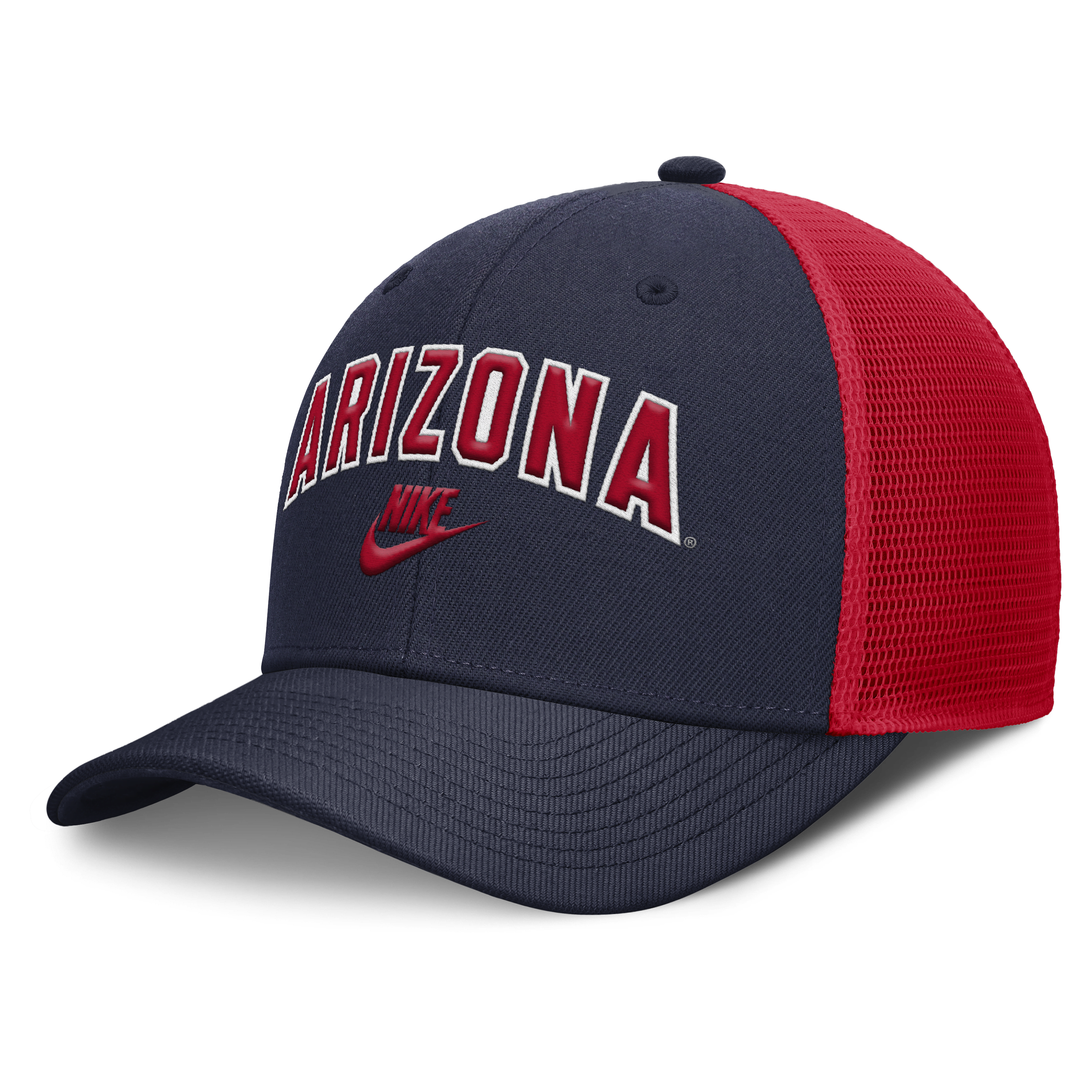 Arizona Legacy Arch Rise Men's Nike Dri-FIT College Trucker Adjustable Hat