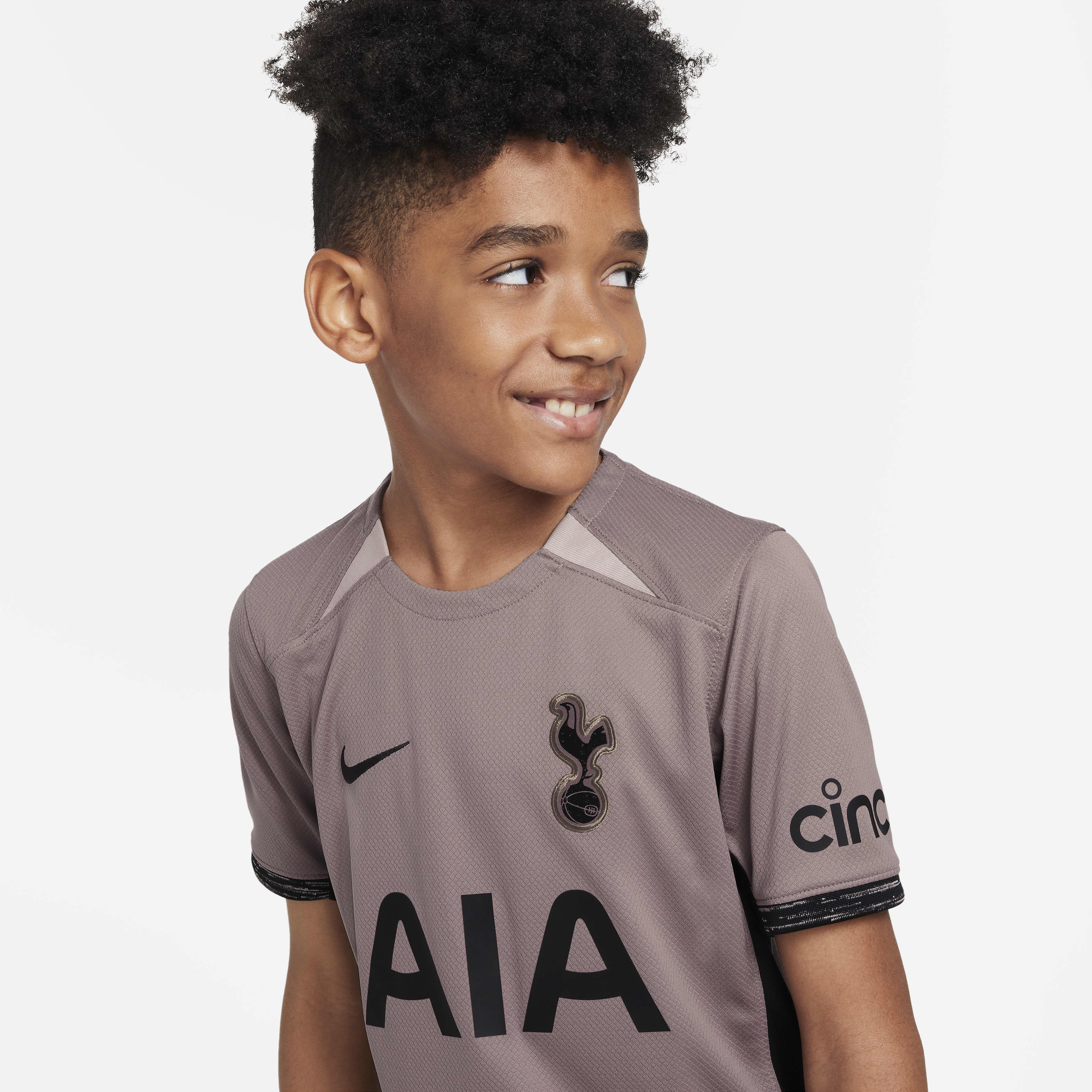 Tottenham Hotspur 2023/24 Stadium Third Big Kids' Nike Dri-FIT Soccer Jersey