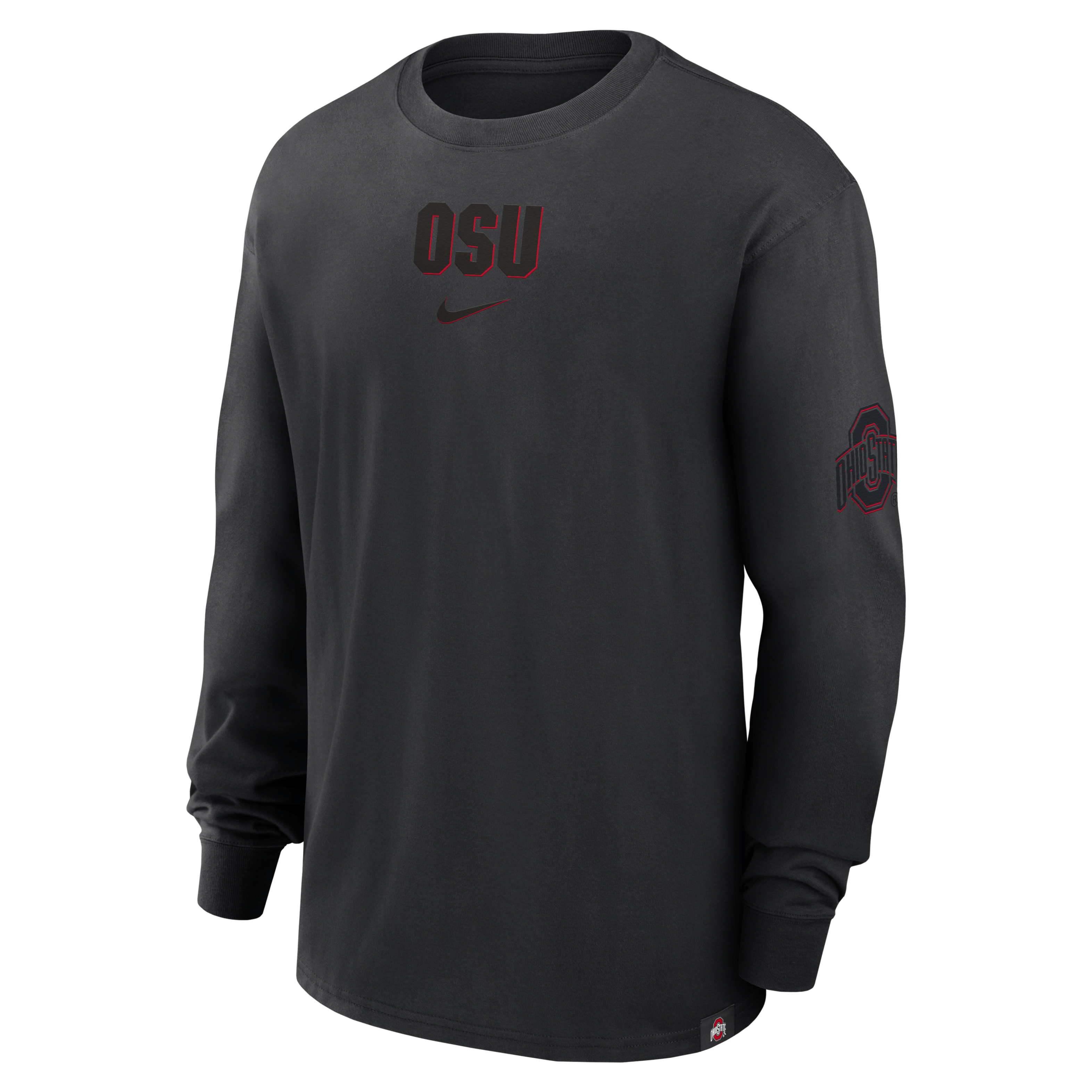 Ohio State Buckeyes Statement Max90 Men's Nike College Long-Sleeve T-Shirt