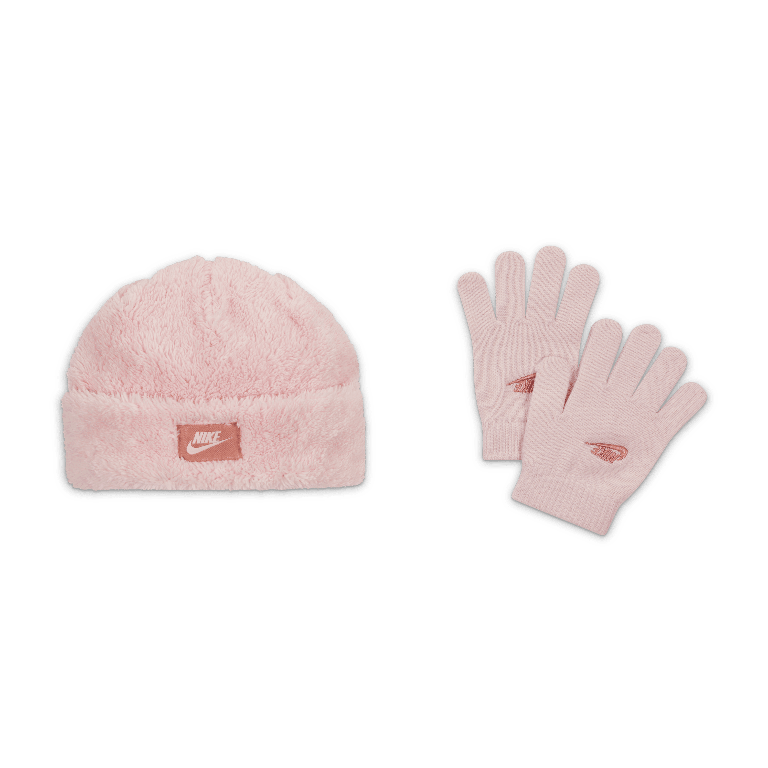 Nike Cozy Peak Beanie and Gloves Set Little Kids 2-Piece Hat Set