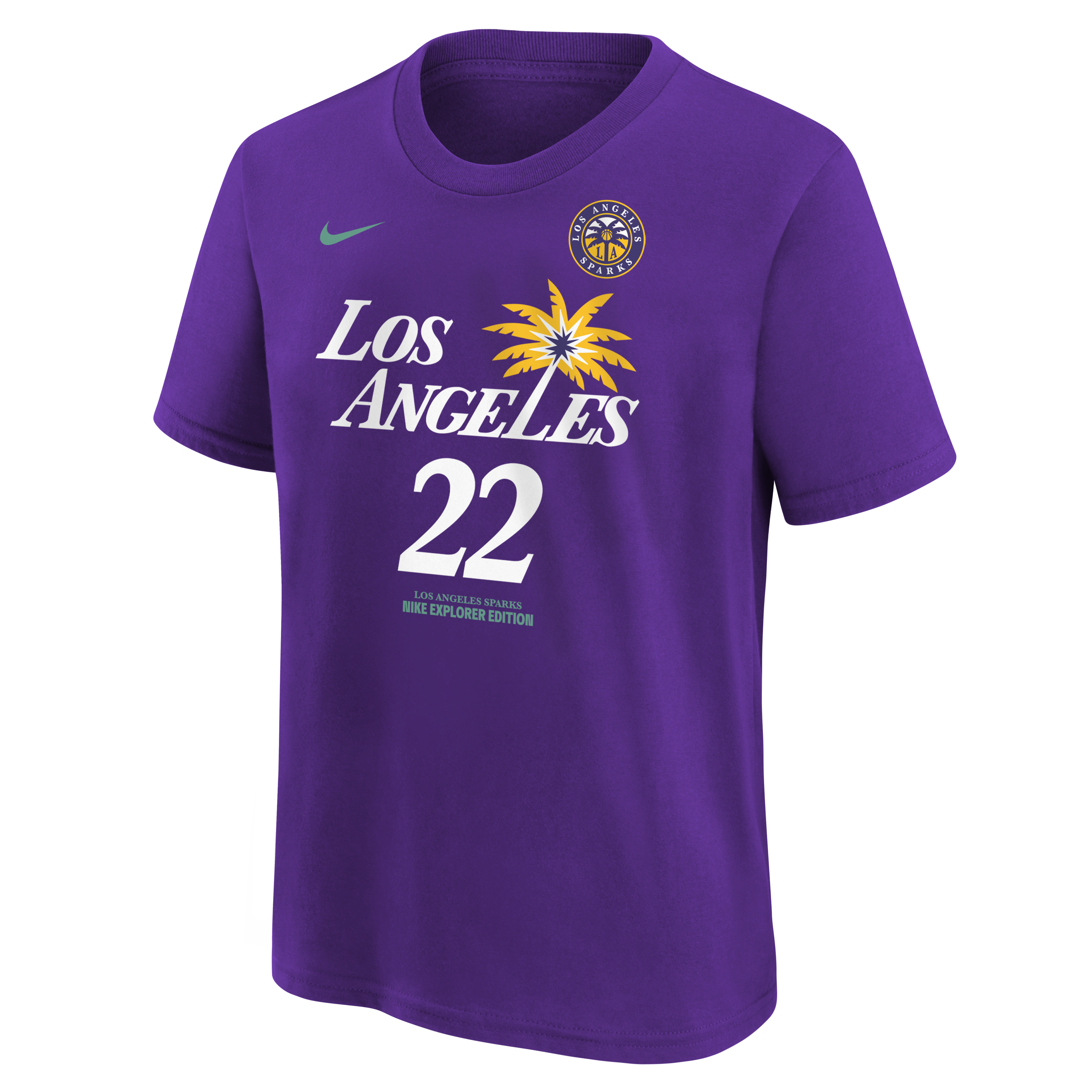 Cameron Brink Los Angeles Sparks Explorer Edition Big Kids' Nike WNBA T-Shirt