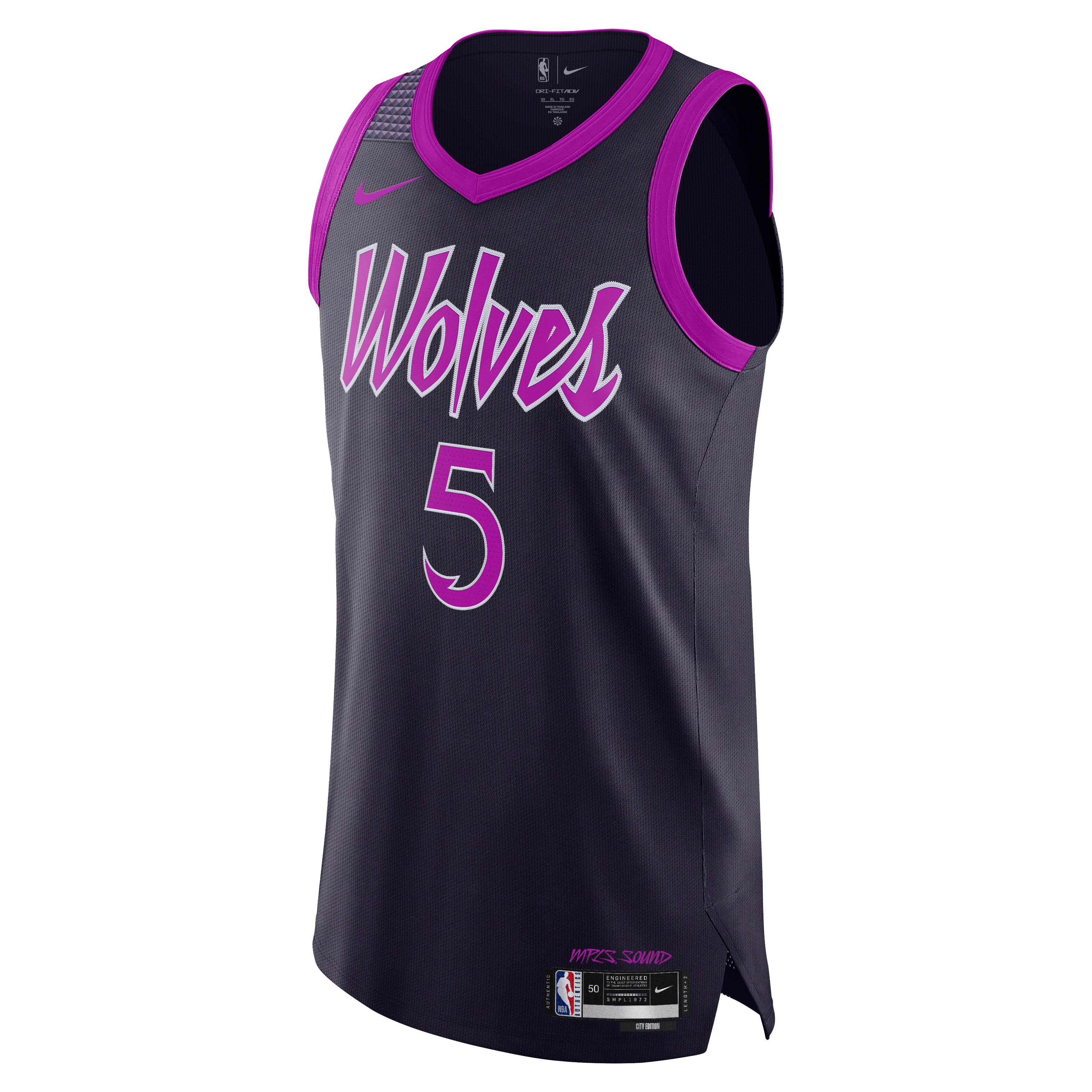 Anthony Edwards Minnesota Timberwolves City Edition Men's Nike Dri-FIT ADV NBA Authentic Jersey